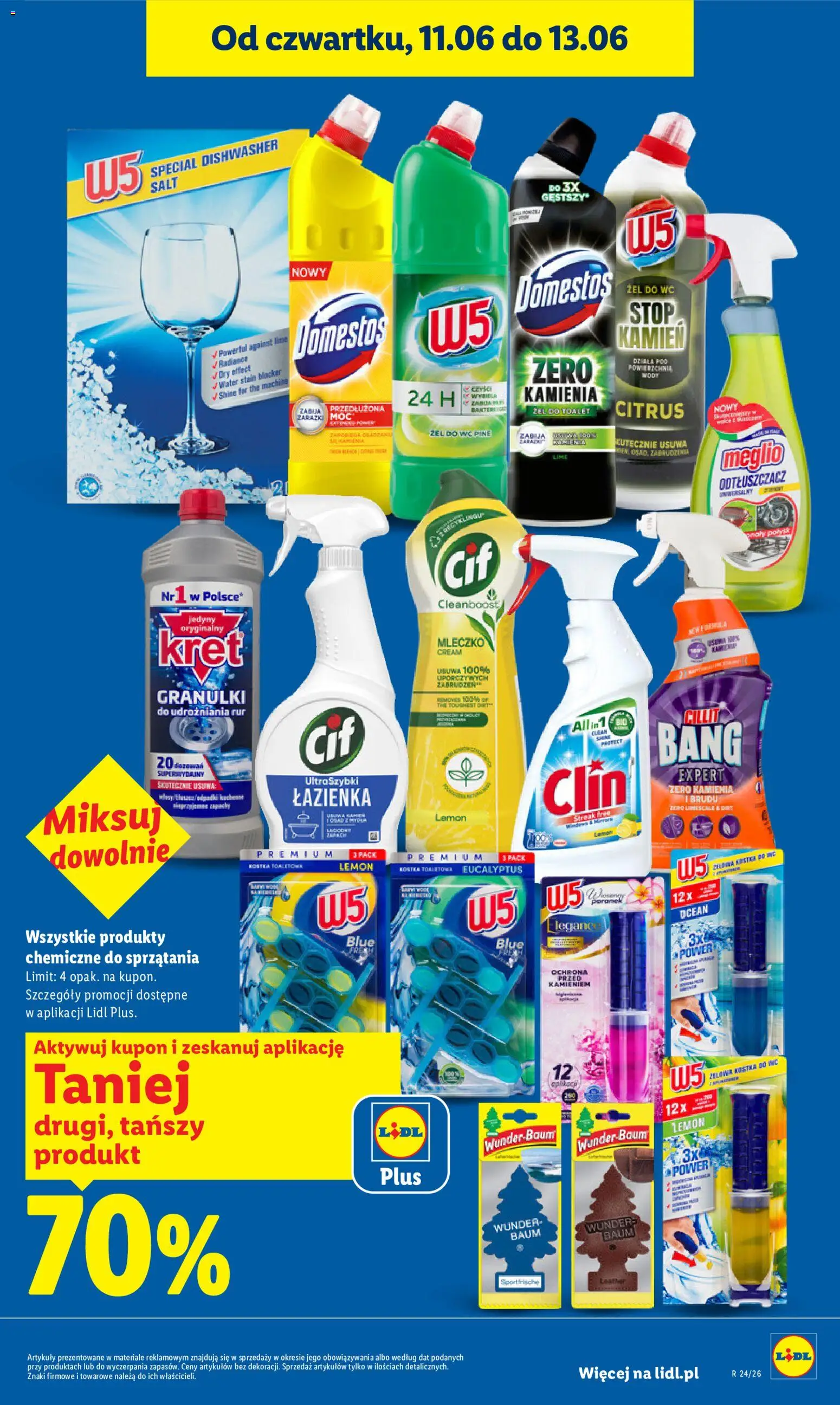 Lidl Polsko leták od 11.06.2026 | Strana: 15 | Produkty: Clin, Domestos, Wc