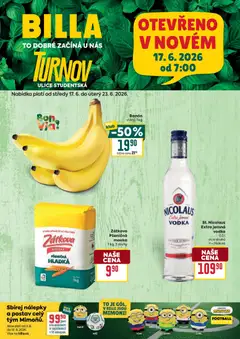 Náhled letáku Billa leták - Turnov od 17.06.2026