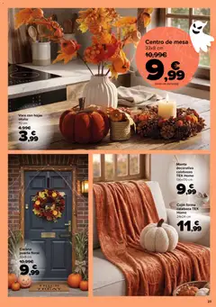Vista previa Manta decorativa calabazas, 130x170 cm válido desde el 06/10/2026 | Página: 23 | Productos: Calabaza, Vela, Manta, Mesa