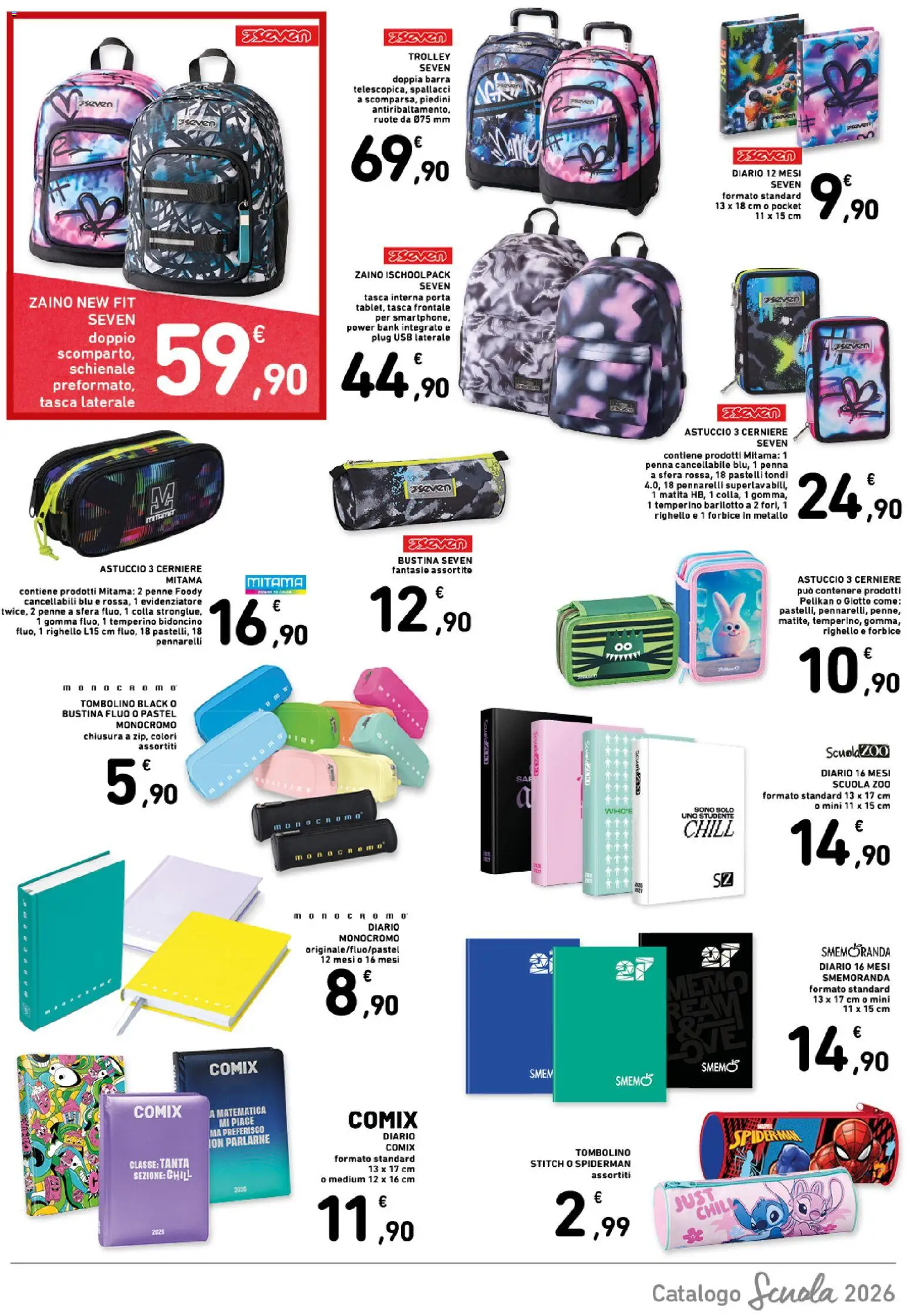 Volantino Conad del 17/07/2026 | Pagina: 2 | Prodotti: Power bank, Colla, USB, Trolley