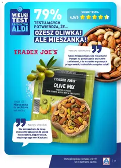 Pogląd oferty "TRADER JOE'S Mieszanka orzechowa, Mieszanka orzechowa, Opak. 200/250 g" - ważna od 04.11.2024 | Strona: 29