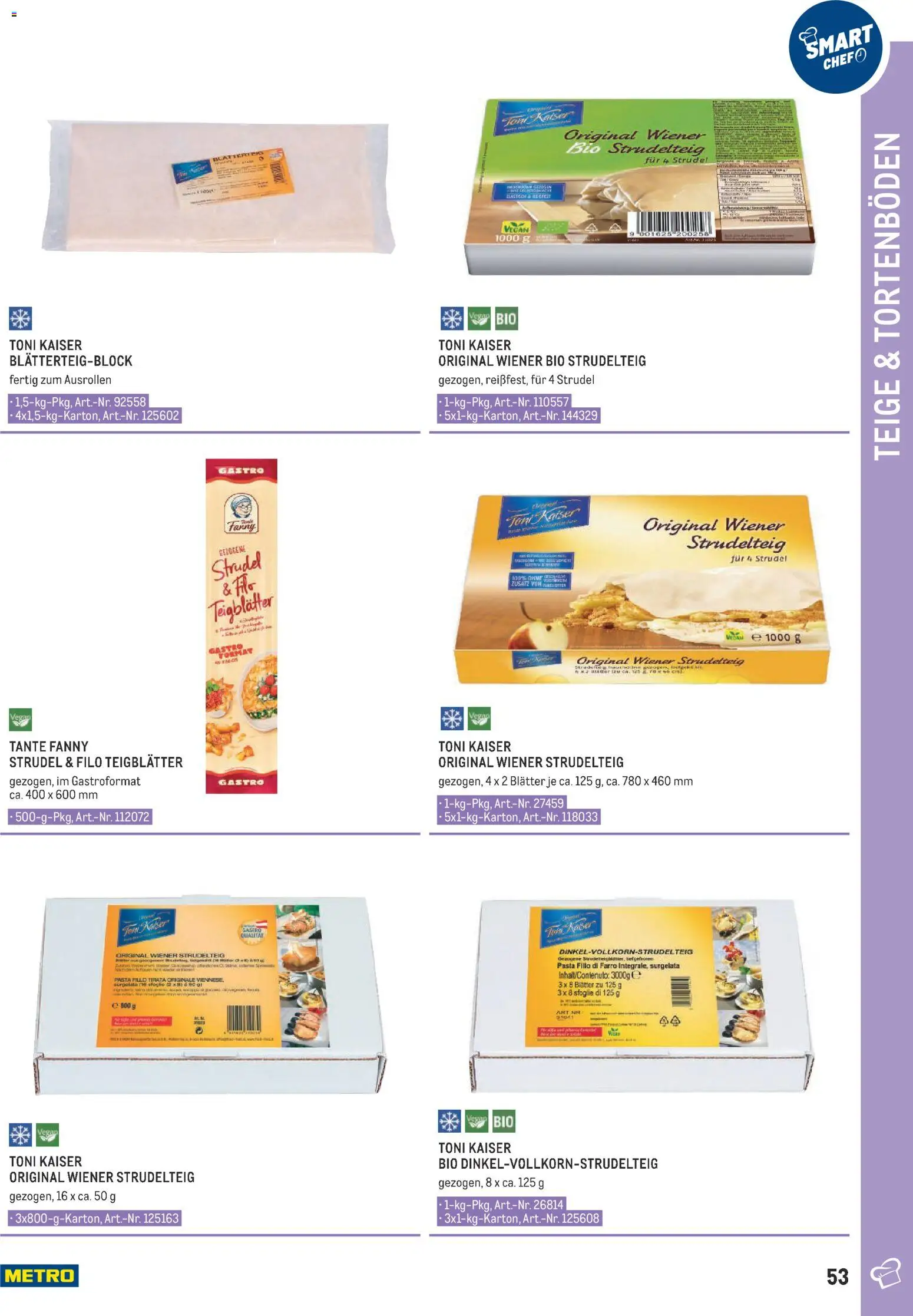 Metro angebote Smart Chef - Dessert gültig ab 01.01.2026 | Seite: 53