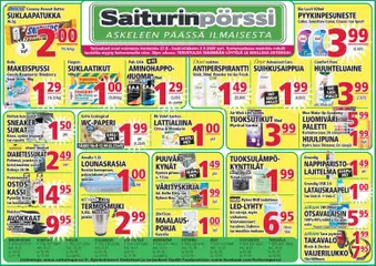 Saiturinpörssi-mainoslehti voimassa 27/08/2026 alkaen
