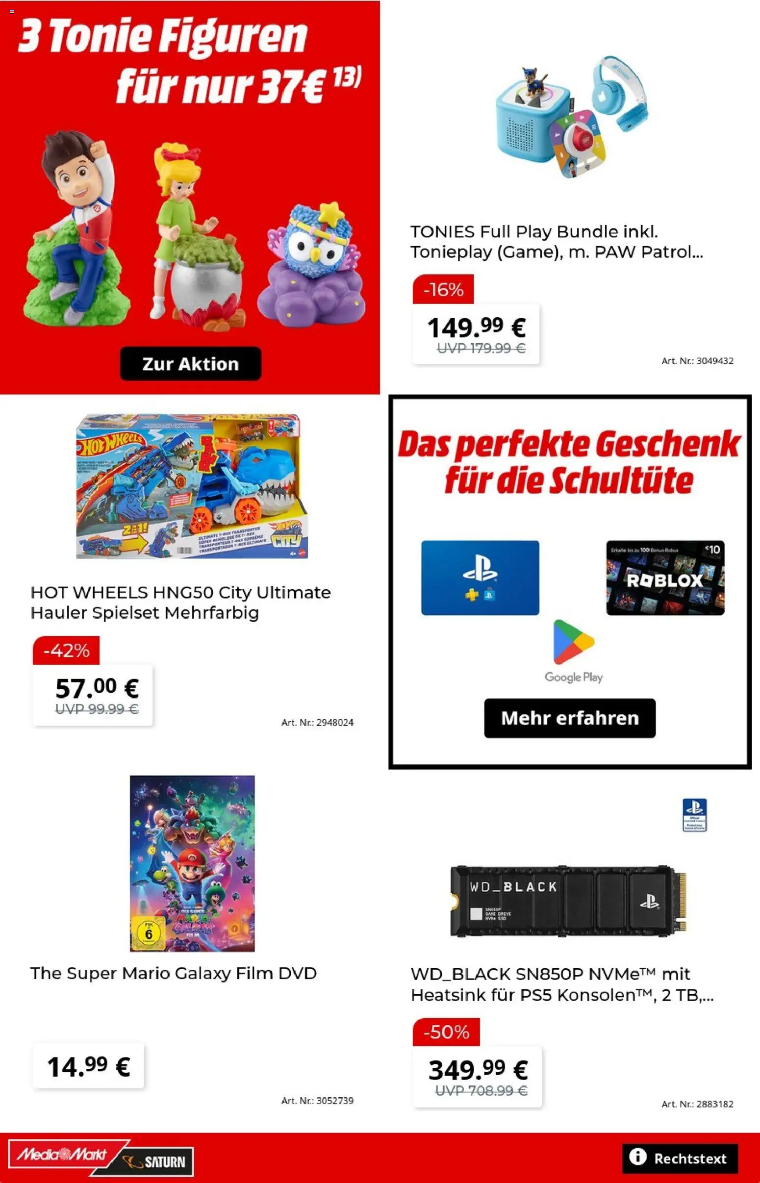 Media Markt Prospekt – gültig ab 20.07.2026 | Seite: 8 | Produkte: Dvd