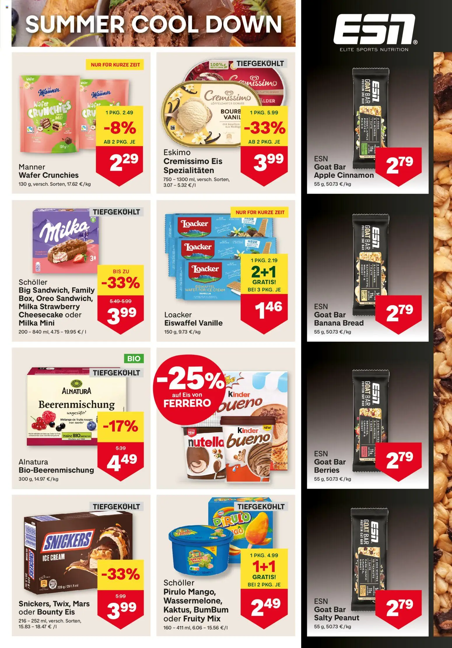 MPREIS Flugblatt gültig ab 23.07.2026 | Seite: 11 | Produkte: Eis, Apple, Bourbon