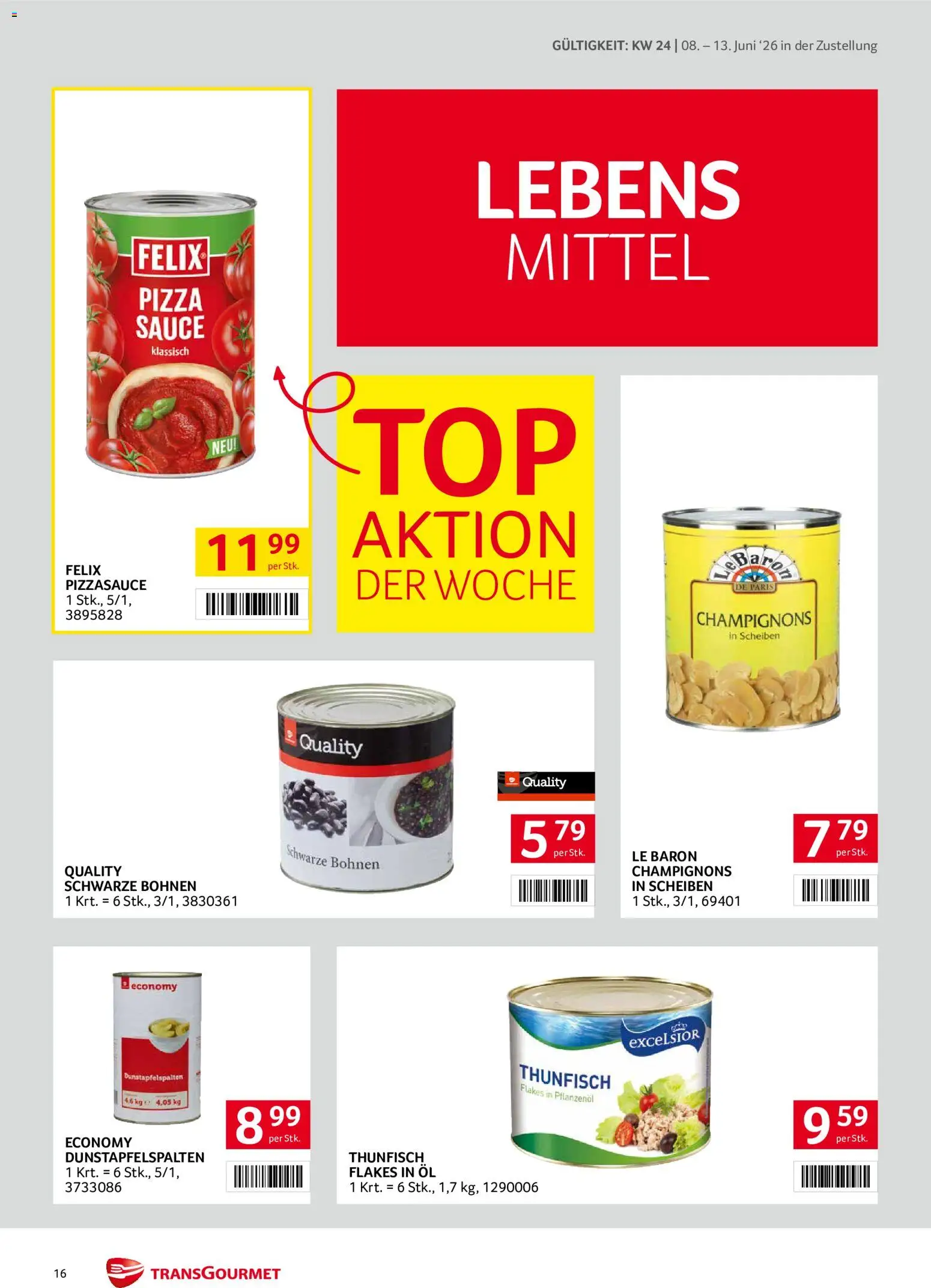 Transgourmet Zustellaktion gültig ab 08.06.2026 | Seite: 16