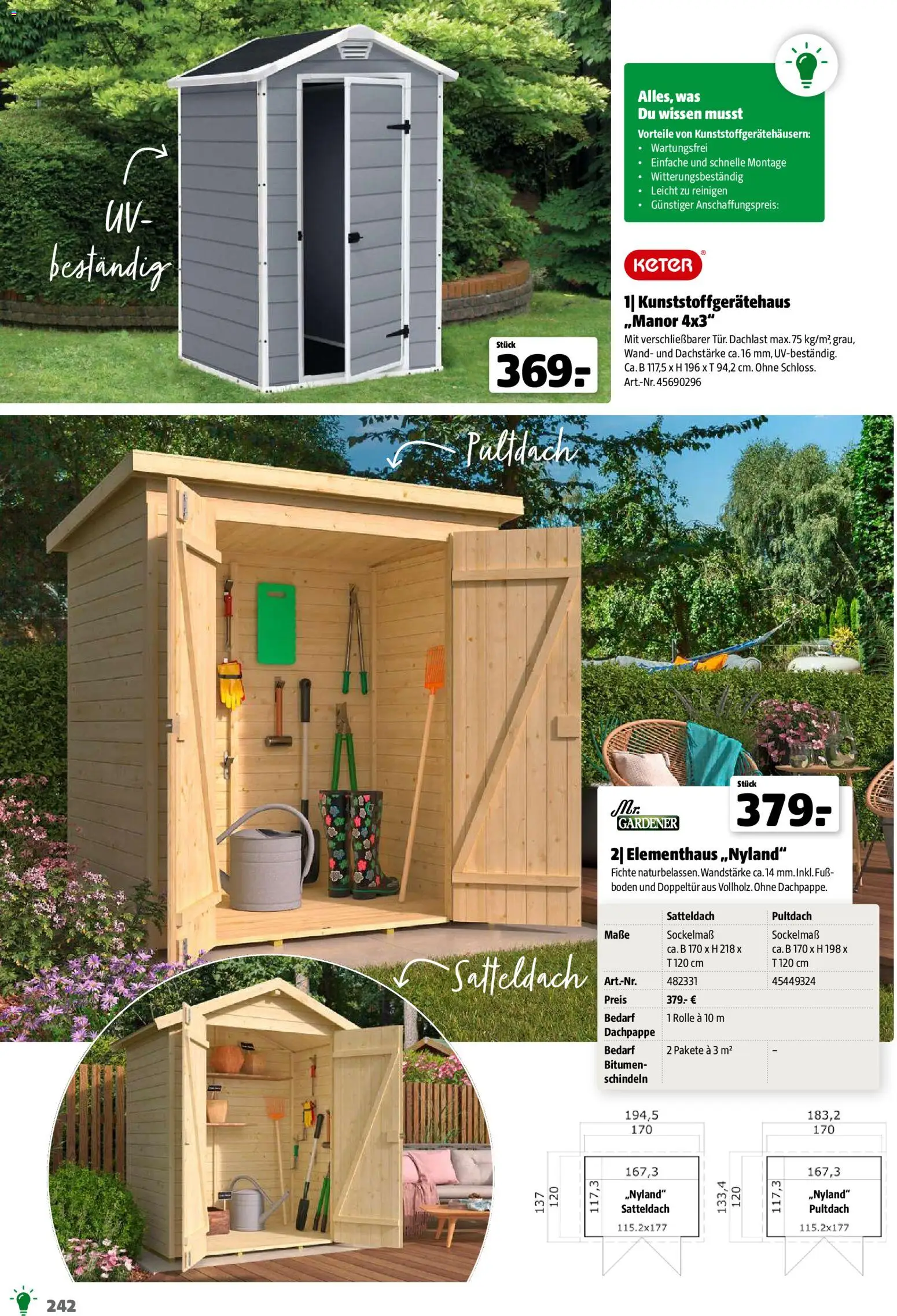 Hagebau Gartenjahr gültig ab 13.03.2026 | Seite: 242