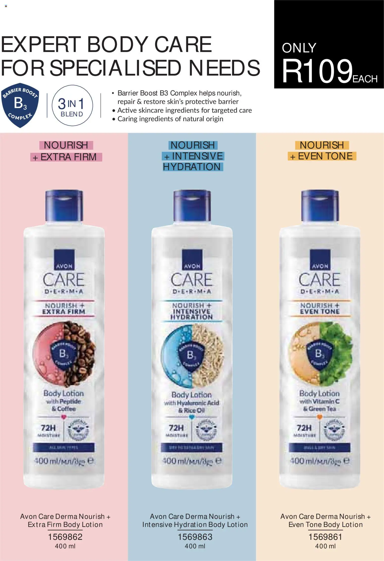 New Avon catalogue – valid from 01/09/2026 | Page: 153 | Products: Ingredients, Rice, Tea, Lotion