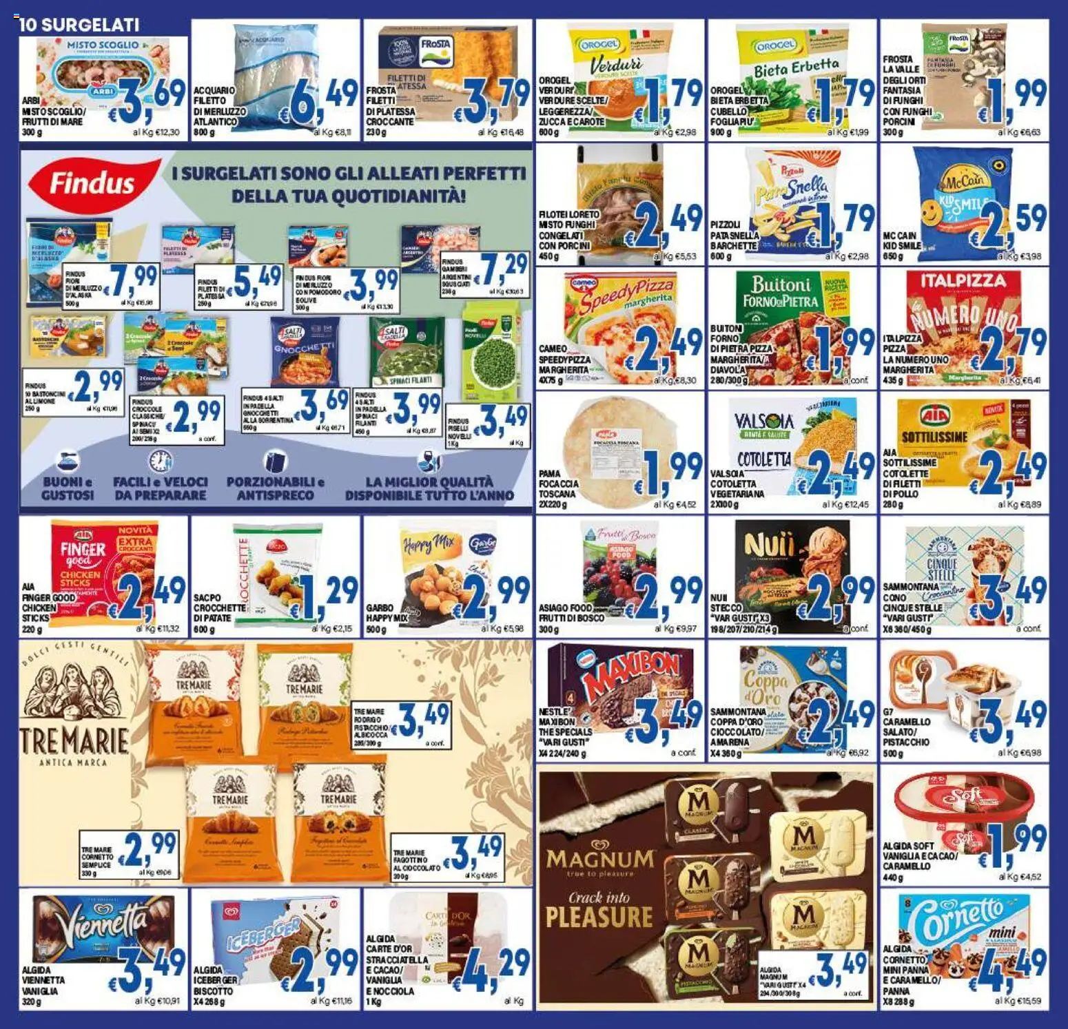 Volantino DEM del 14/10/2026 | Pagina: 10 | Prodotti: Merluzzo, Filetto, Pomodoro, Funghi