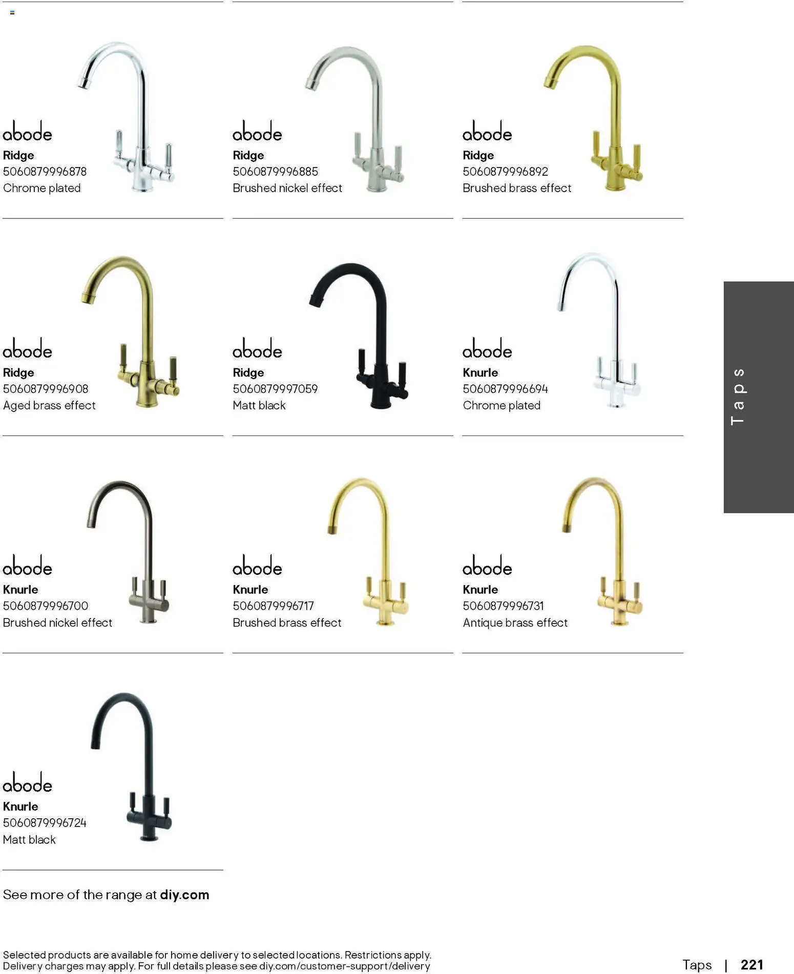 {H1} | Page: 177 | Products: Handles
