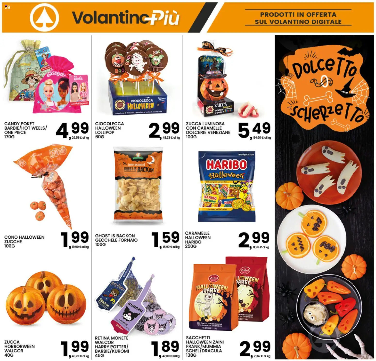 Volantino Interspar del 22/10/2026 | Pagina: 29 | Prodotti: Caramelle, Zucca
