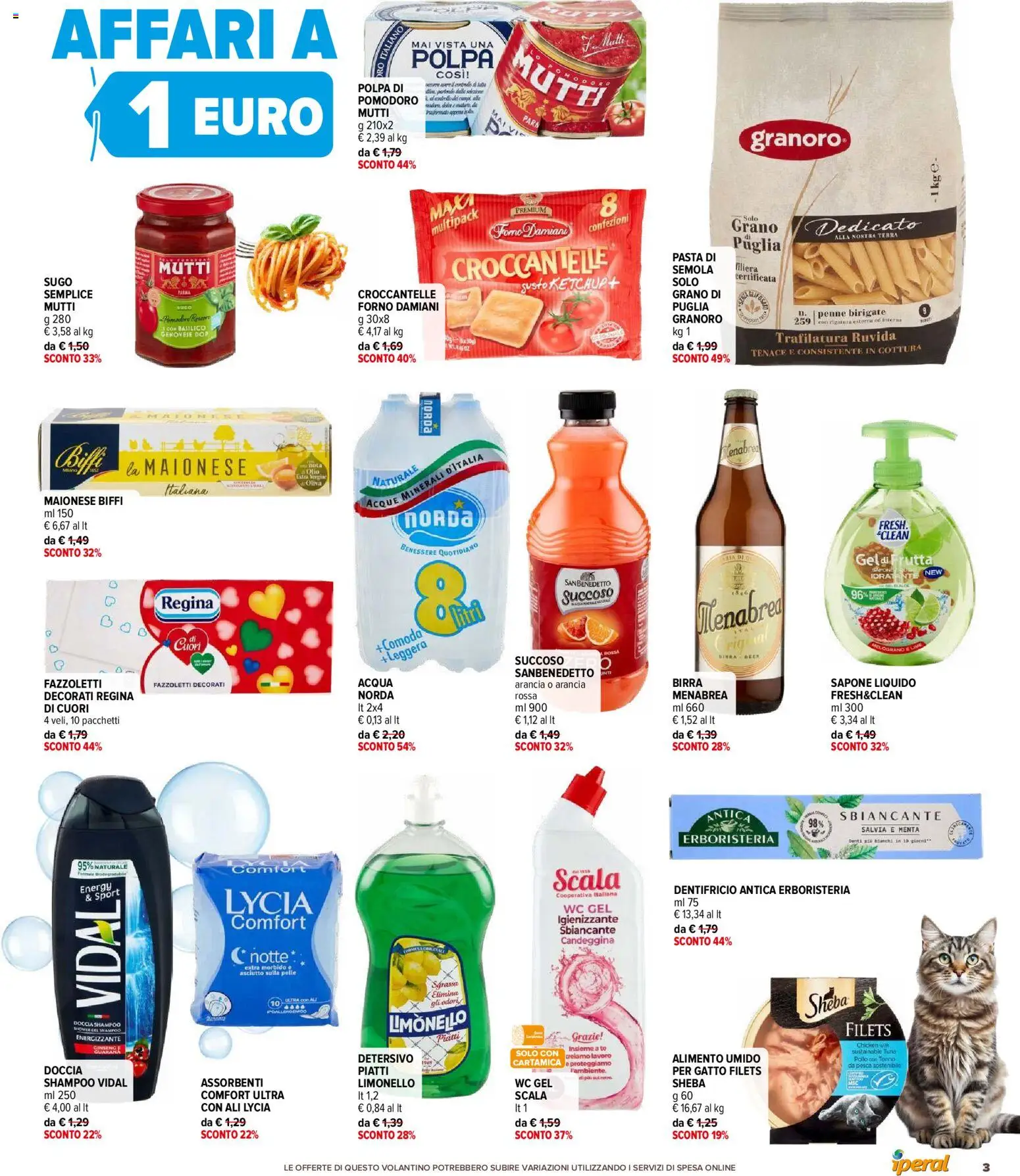 Volantino Iperal del 20.05.2026 | Pagina: 3 | Prodotti: Tè, Pesca, Arancia, Menta