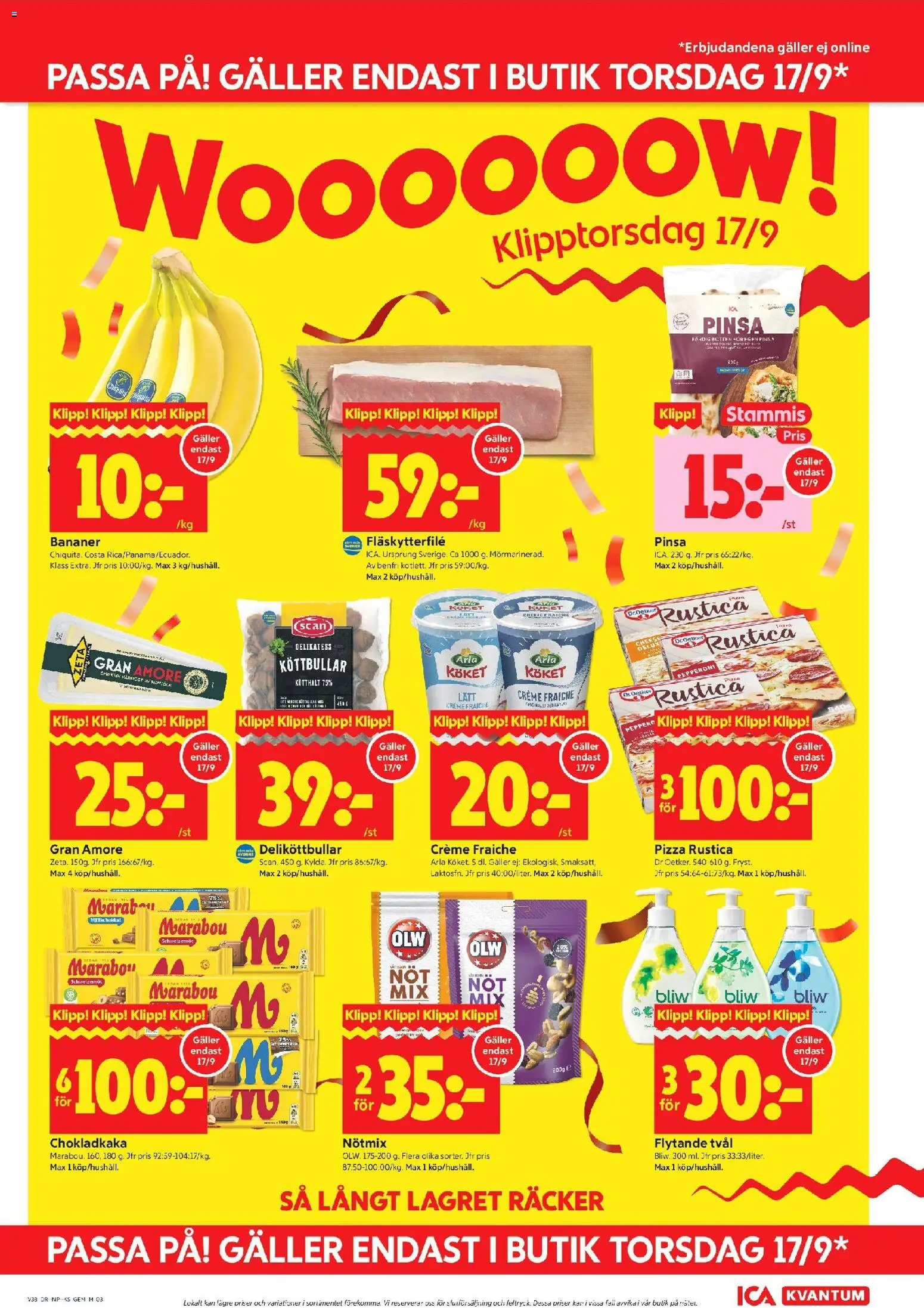 ICA Kvantum reklamblad aktuell från 14/09/2026 | Sida: 3