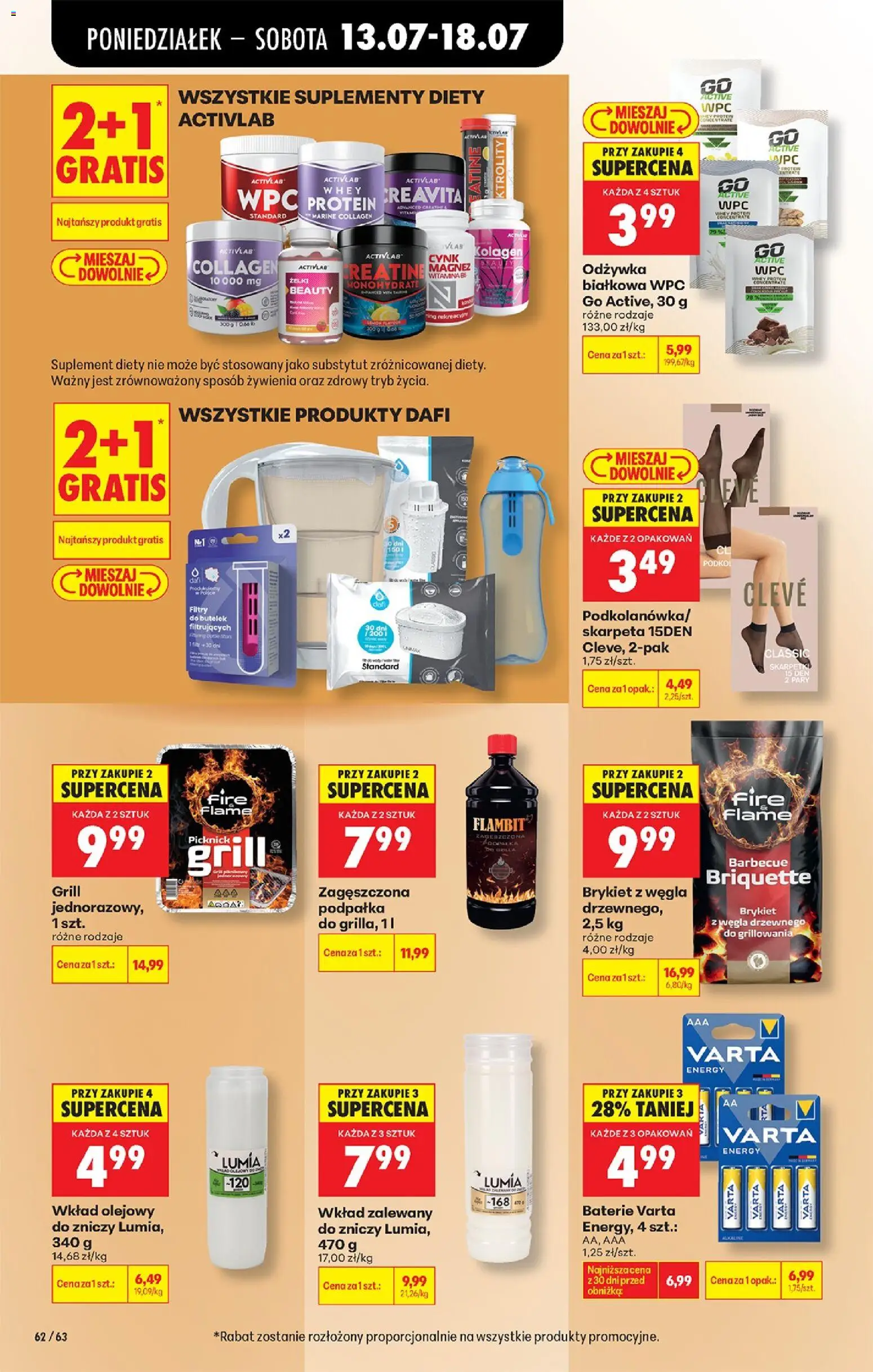 Biedronka Polsko leták od 13.07.2026 | Strana: 82 | Produkty: Kolagen, Baterie, Protein