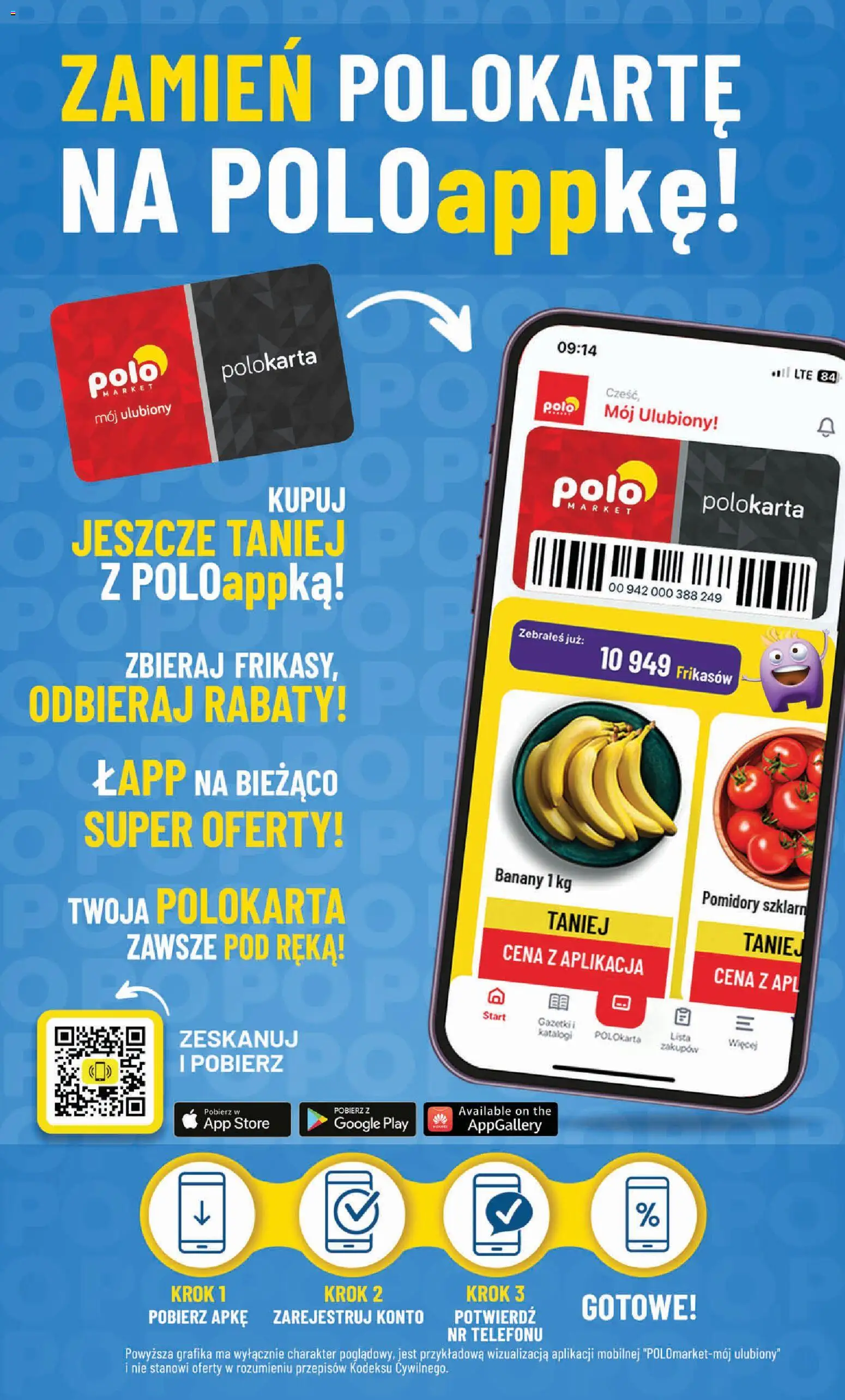 POLOmarket gazetka - Frikasowe Hity od 30.09.2026 | Strona: 2 | Produkty: Pomidory, Banany