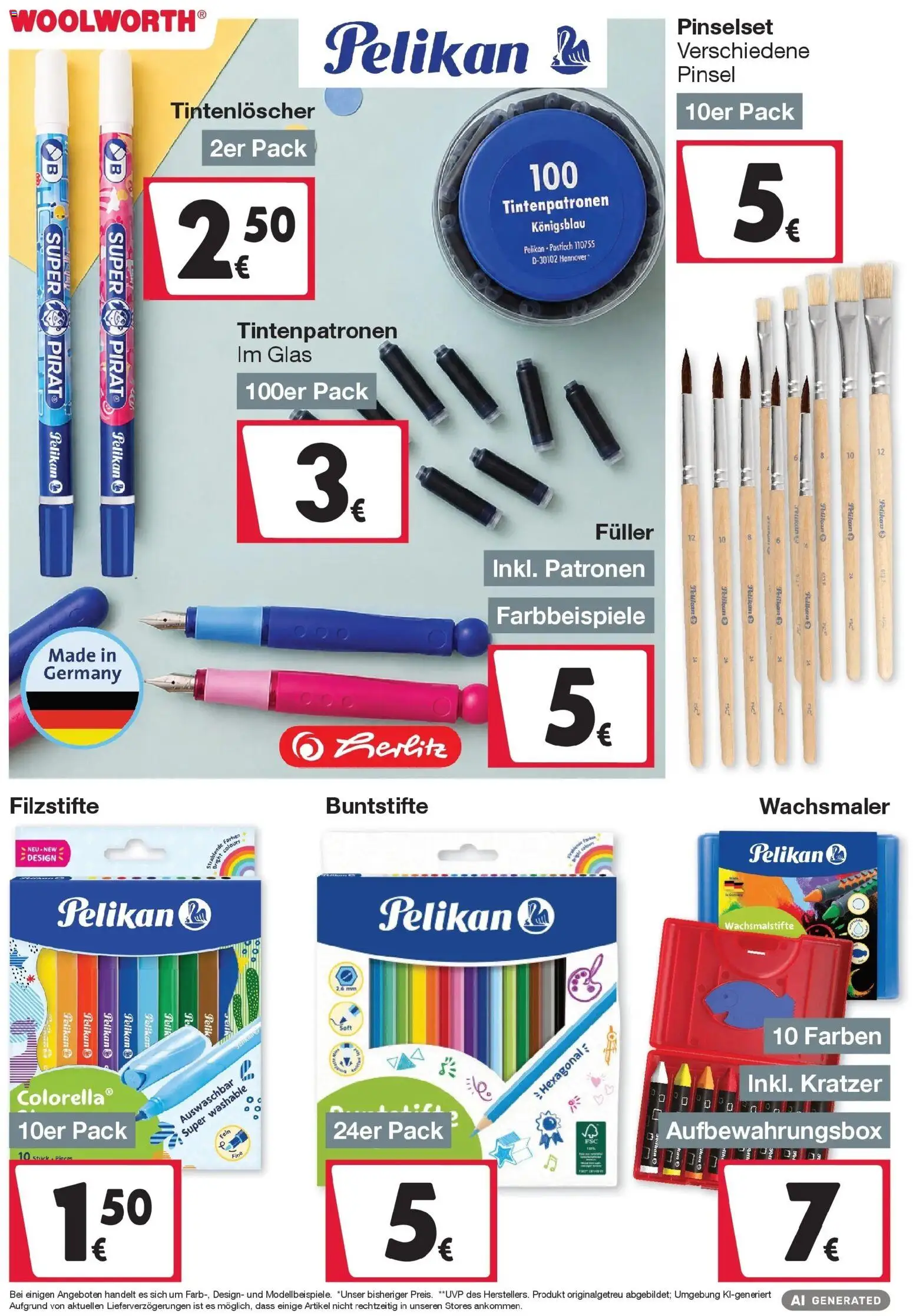 Woolworth - Woolworth: Schul'JA! von 28.08.2026 - Aktuelle Angebote | Seite: 2 | Produkte: Pinsel