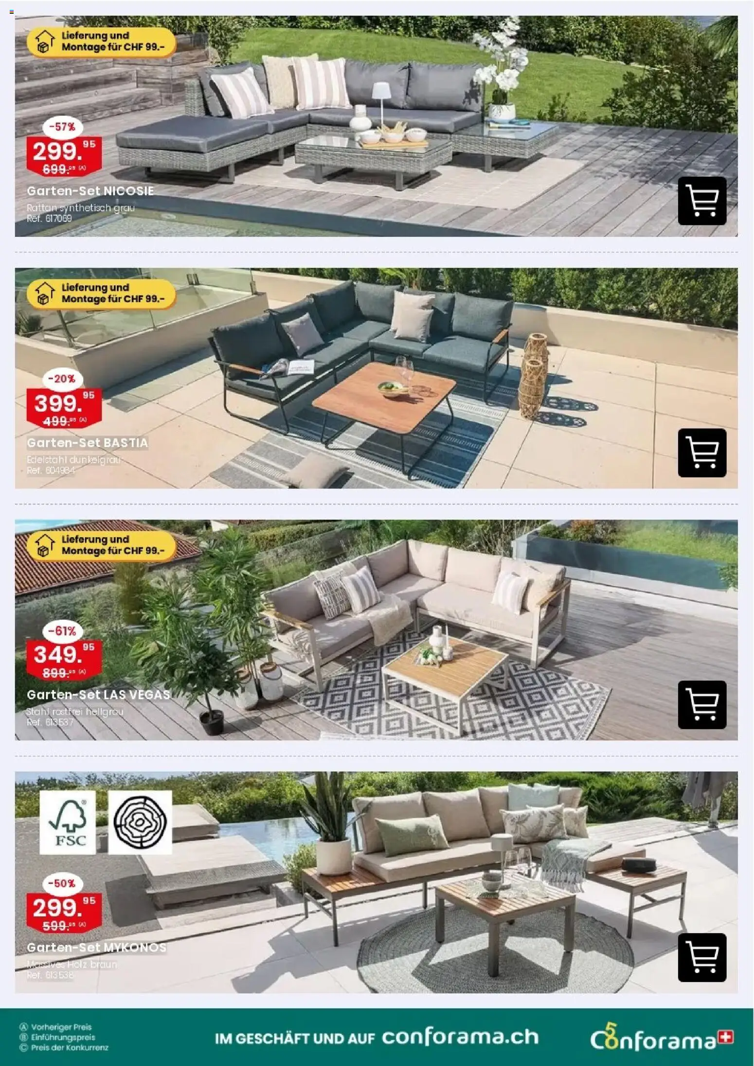 Conforama aktionen Gartensofa – gültig ab 07.10.2026 | Seite: 9