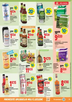 E.leclerc katalog akcije – veljaven od 08.07.2026 | Stran: 21 | Izdelki: Porte-plante, Pivo, Tonik, Gin