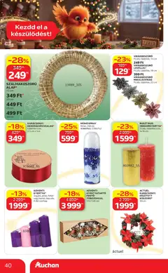 ADVENTI GYERTYATARTÓ FENYŐ-TOBOZOKKAL, 44x15x8 cm - amely érvényes a következő dátumtól: 2026.10.22. | Oldal: 40 | Termékek: Pick, Gyertyatartó
