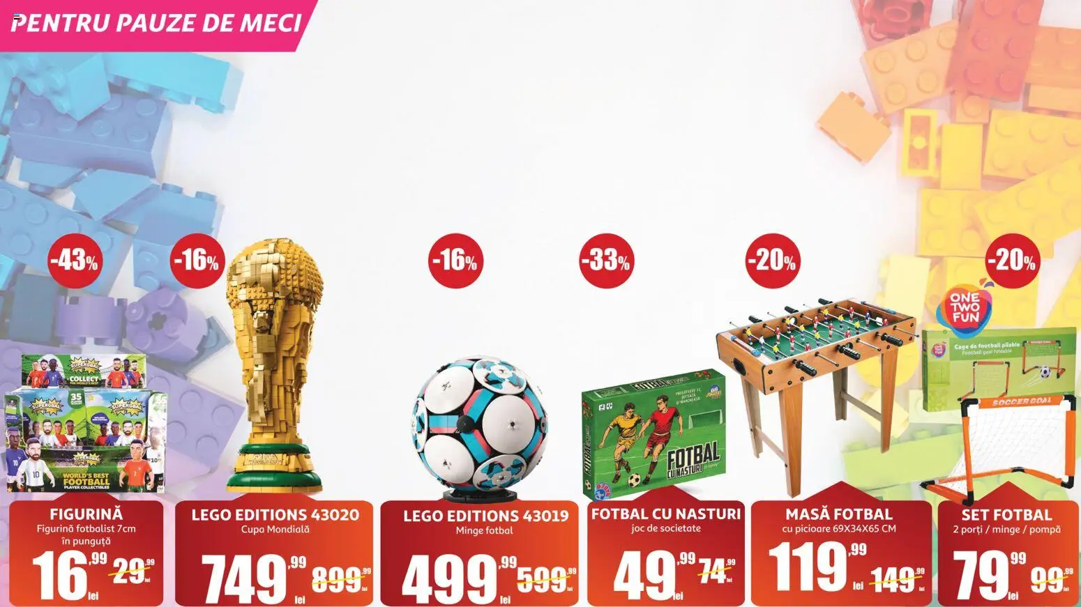 Noul catalog Auchan – valabil de la 10.06.2026 | Pagină: 30 | Produse: Player, Joc, Masă