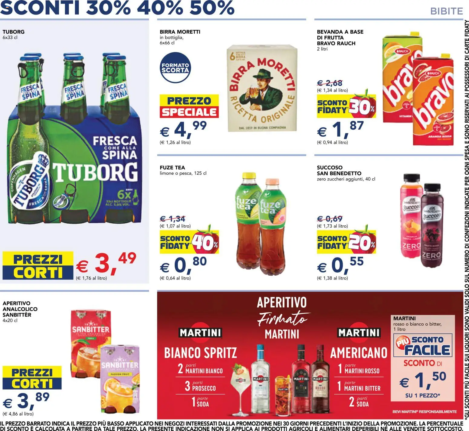 Volantino Esselunga S del 30/07/2026 | Pagina: 4 | Prodotti: Birra, Prosecco, Limone, Bibite