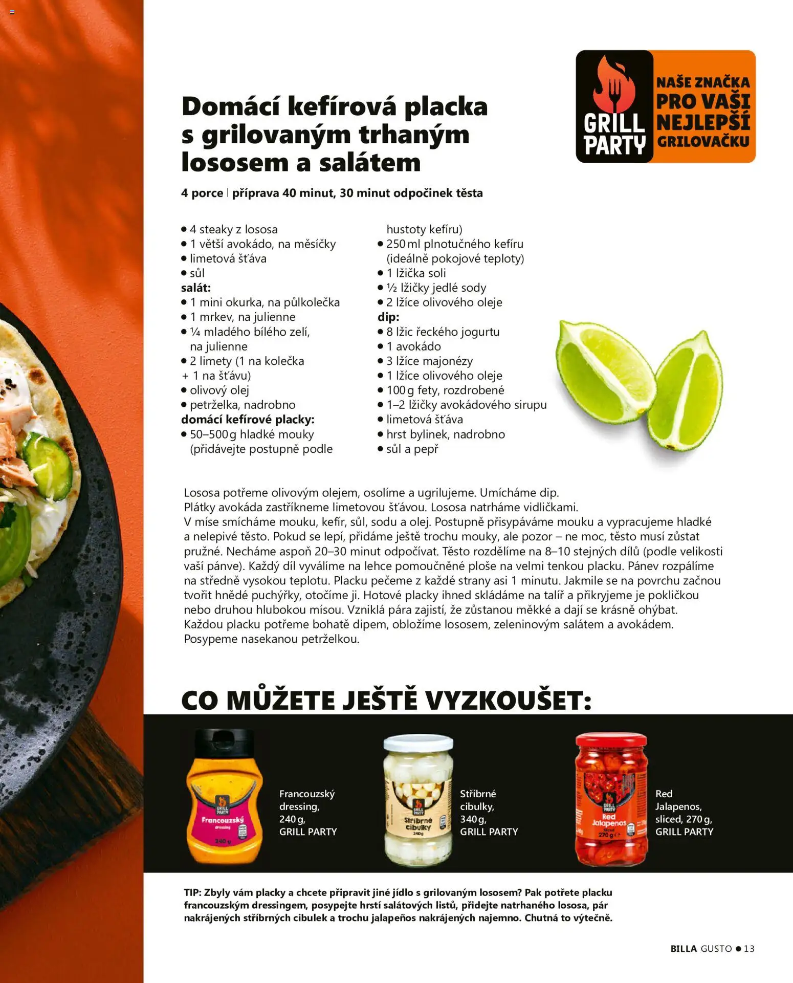 Billa leták - Gusto: Léto 2026 od 01.06.2026 | Strana: 13 | Produkty: Oleje, Pánev, Jalapeňos, Avokádo