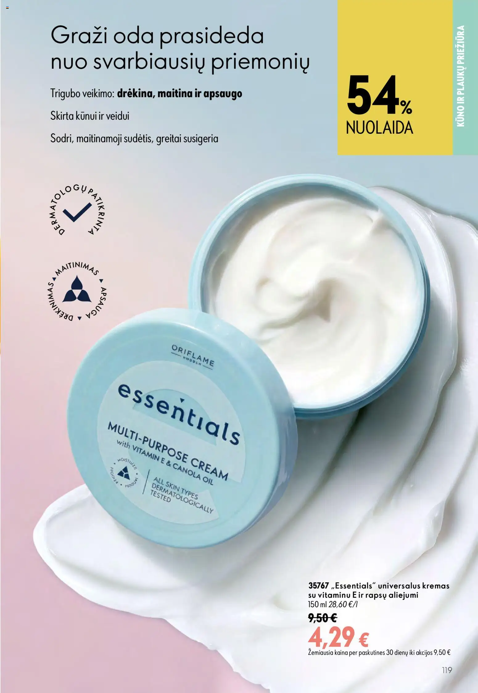 Oriflame akcijos nuo 2026.08.05 | Puslapis: 119 | Prekių: Kremas