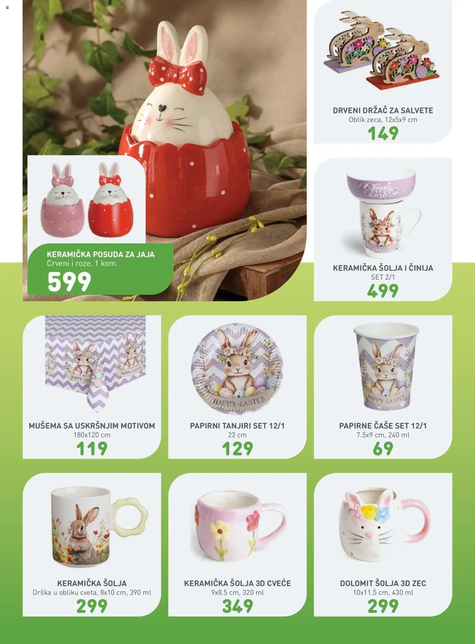 JUMBO katalog - važi od 13.03.2026 | Strana: 34 | Proizvode: Salvete, Šolja, Jaja, Cvece