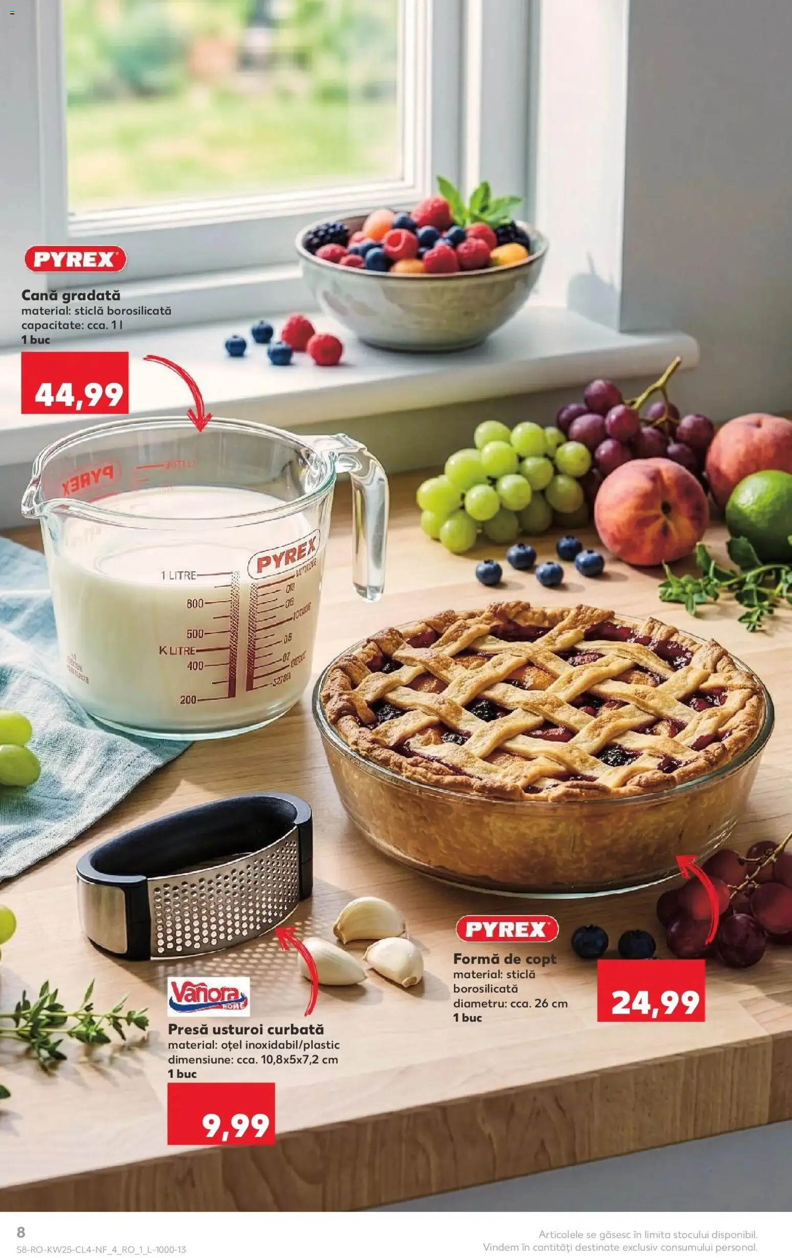 Noul catalog Kaufland – valabil de la 17.06.2026 | Pagină: 8 | Produse: Presă, Usturoi