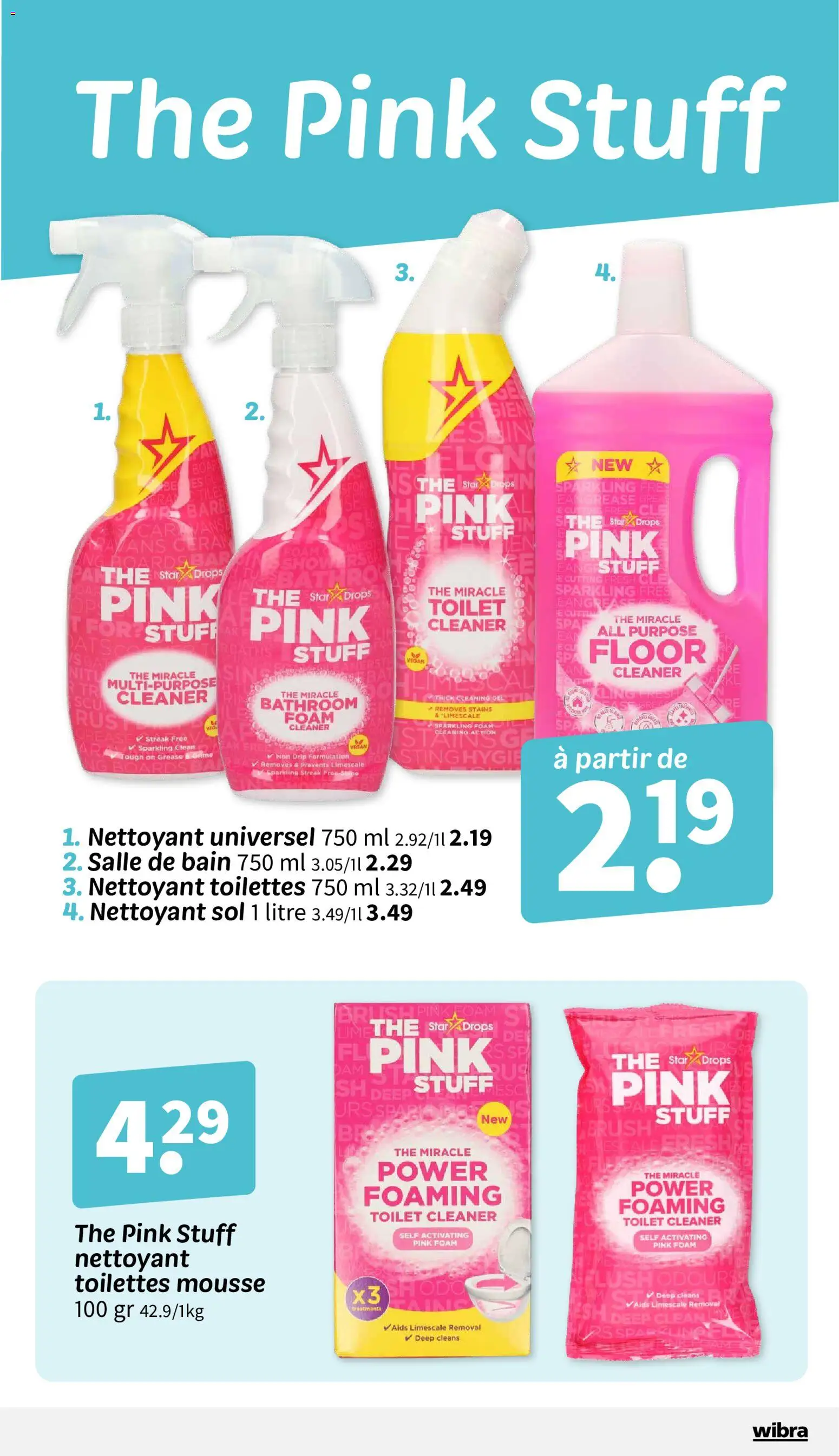 {H1} | Page: 16 | Produits: Mousse, Toilettes, Thé