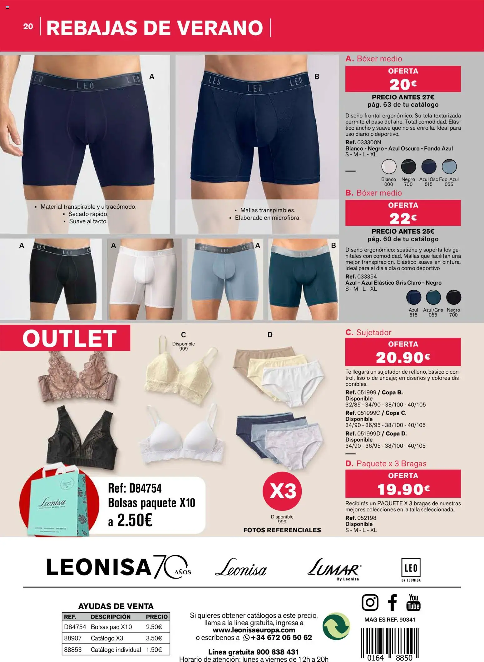 Leonisa Magazine │ válido desde el 01/08/2026 | Página: 20 | Productos: Bragas, Té