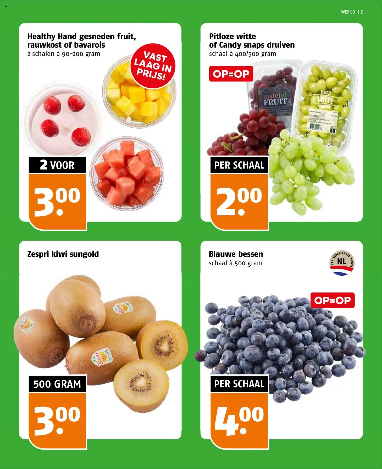{H1} | Pagina: 7 | Producten: Kiwi, Schaal, Fruit, Druiven