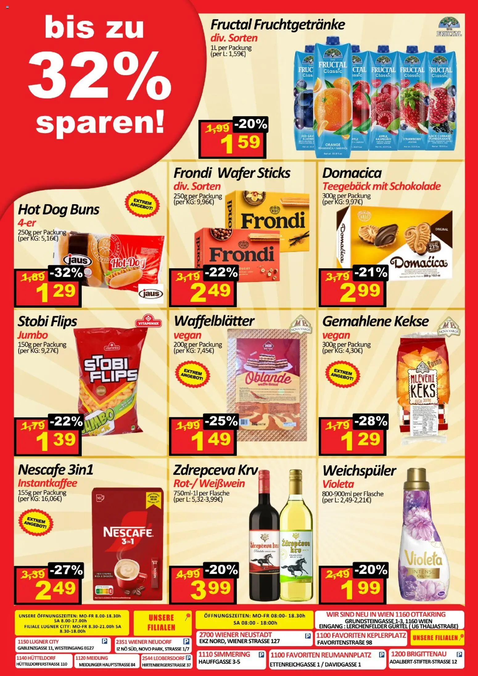 Wurstico Abholmarkt Flugblatt gültig ab 25.06.2026 | Seite: 4 | Produkte: Kekse, Apple, Schokolade, Weichspüler