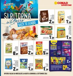 Anteprima del volantino CARAMELLE HARIBO Orsetti d'Oro vari tipi 175g/160g/150g, CARAMELLE HARIBO Orsetti d'Oro vari tipi 175g/160g/150g valido a partire dal 26/08/2026 | Pagina: 14