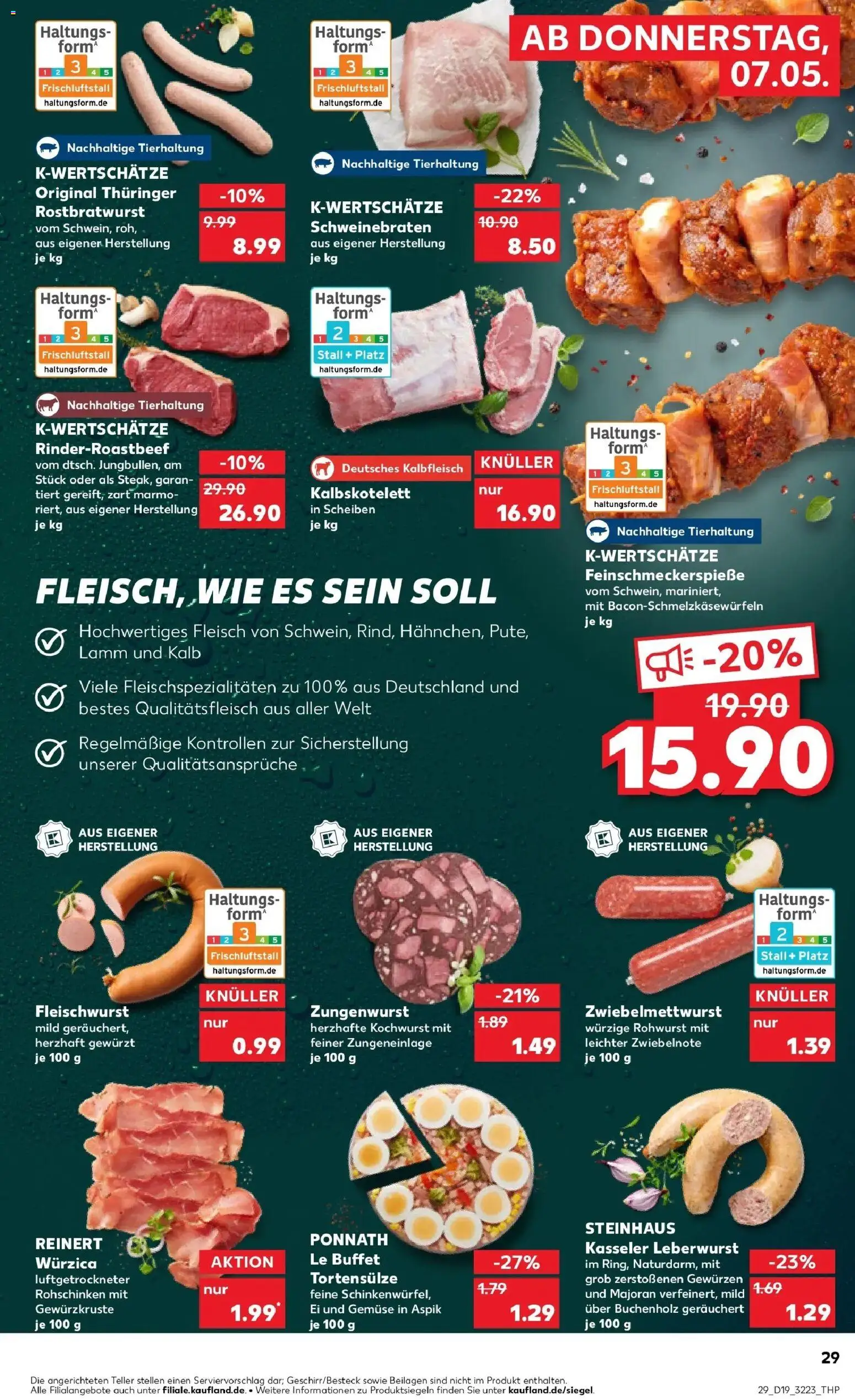 Prospekt Kaufland ab 04.05.2026 » Angebote Online zum Blättern | Seite: 34 | Produkte: Gemüse, Fleisch