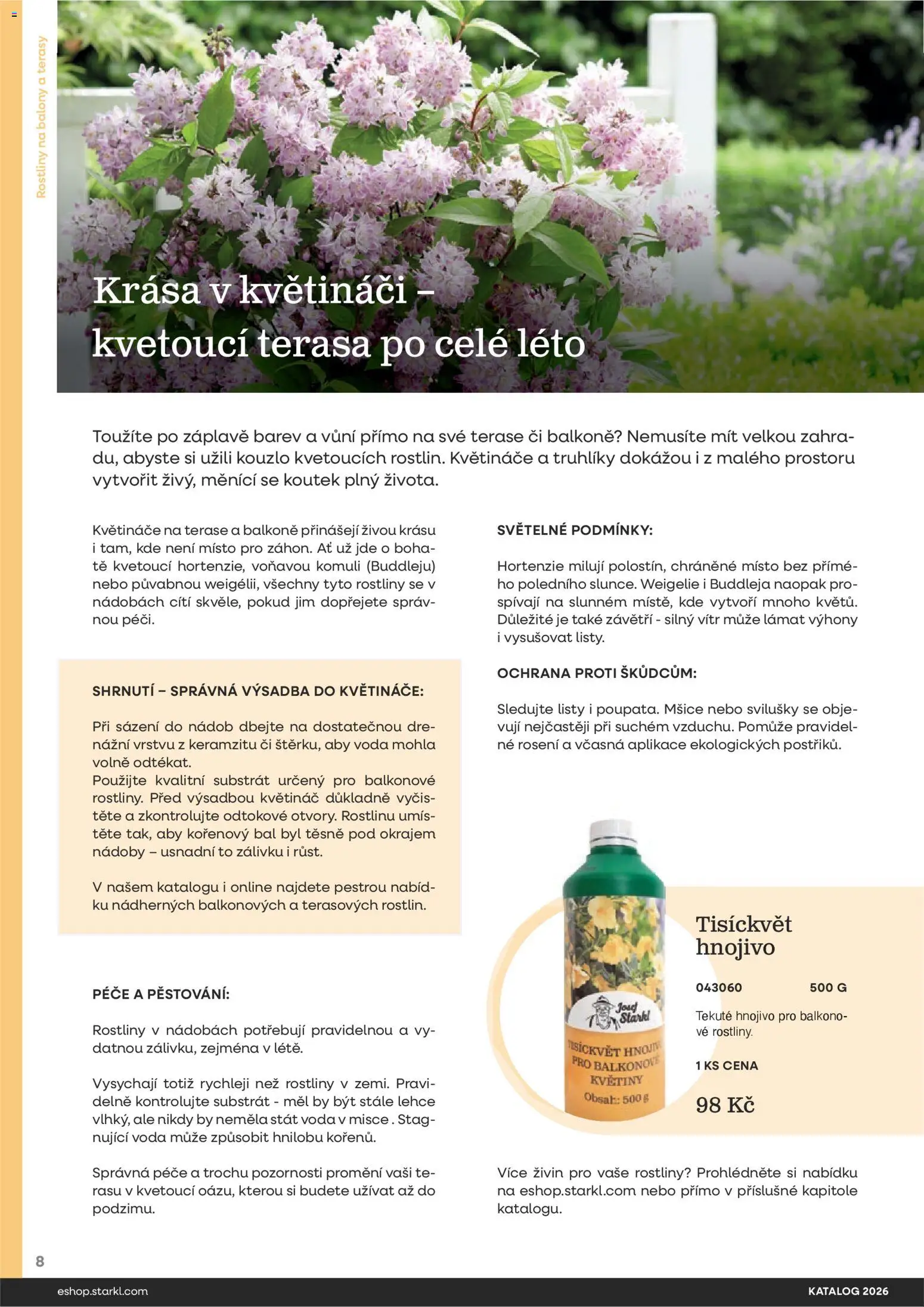 Starkl katalog od 25.02.2026 | Strana: 8 | Produkty: Květináče, Substrát, Rostliny, Květiny