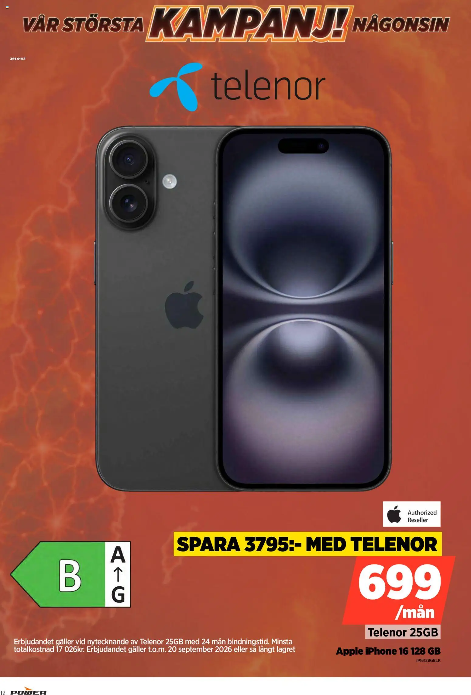Power reklamblad aktuell från 14/09/2026 | Sida: 12 | Produkter: Galler, Äpple