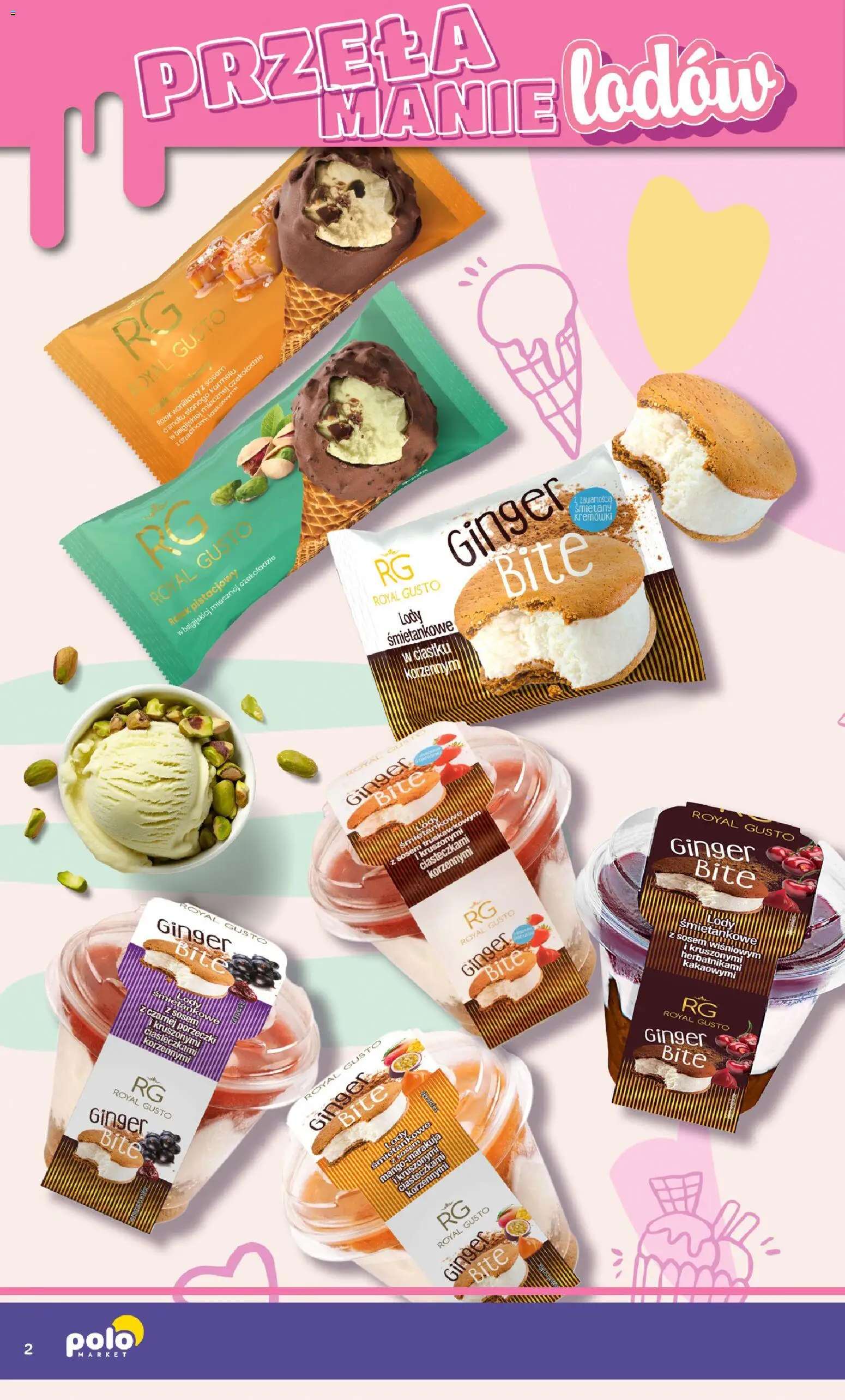 POLOmarket gazetka - Przełamanie Lodów od 30.04.2026 | Strona: 2 | Produkty: Lody