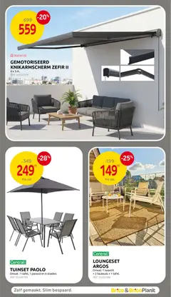 Brico Plan-it folder - Voorbeeld van een folder van Brico Plan-it, geldig van 12/08/2026 | Pagina: 59 | Producten: Parasol, Tuinset