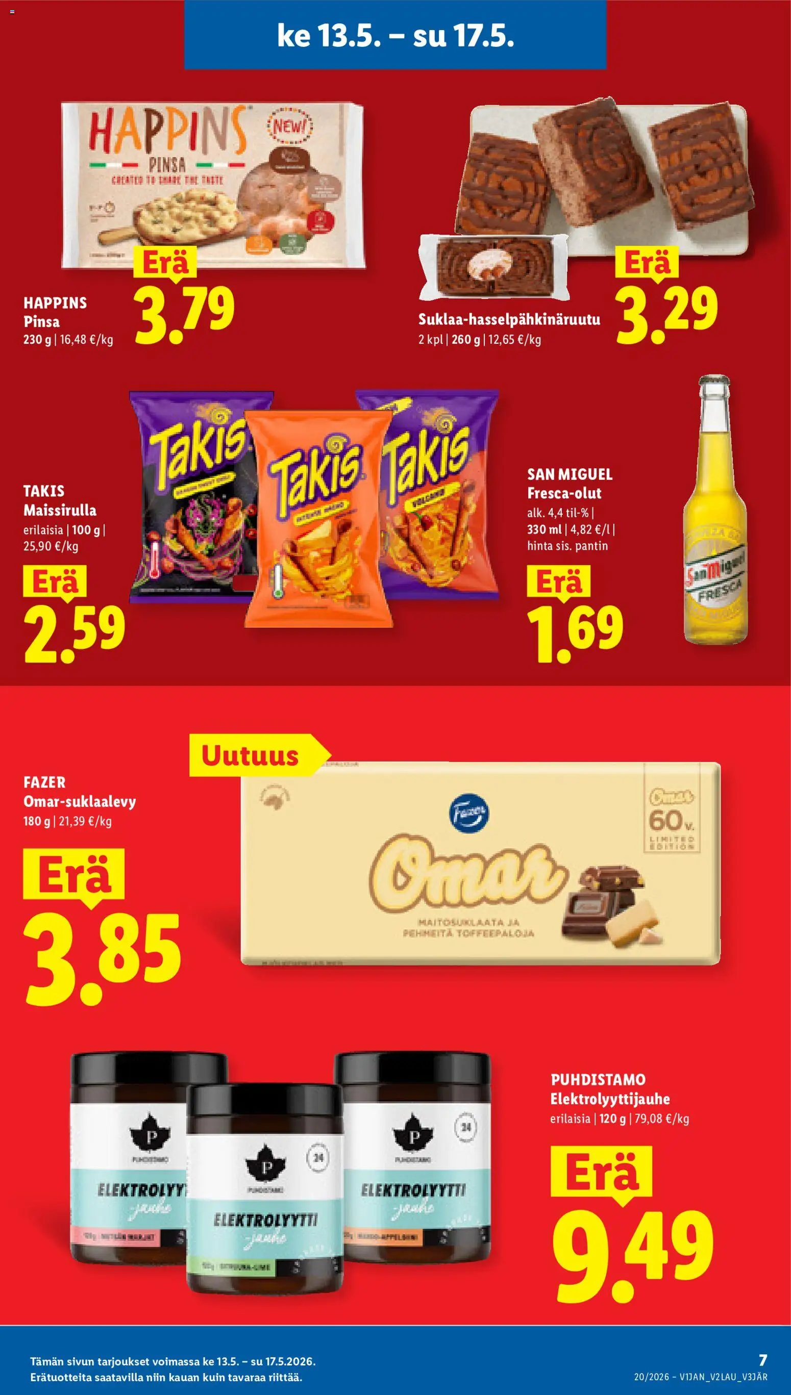 Lidl tarjoukset – voimassa 13.05.2026 alkaen | Sivu: 7