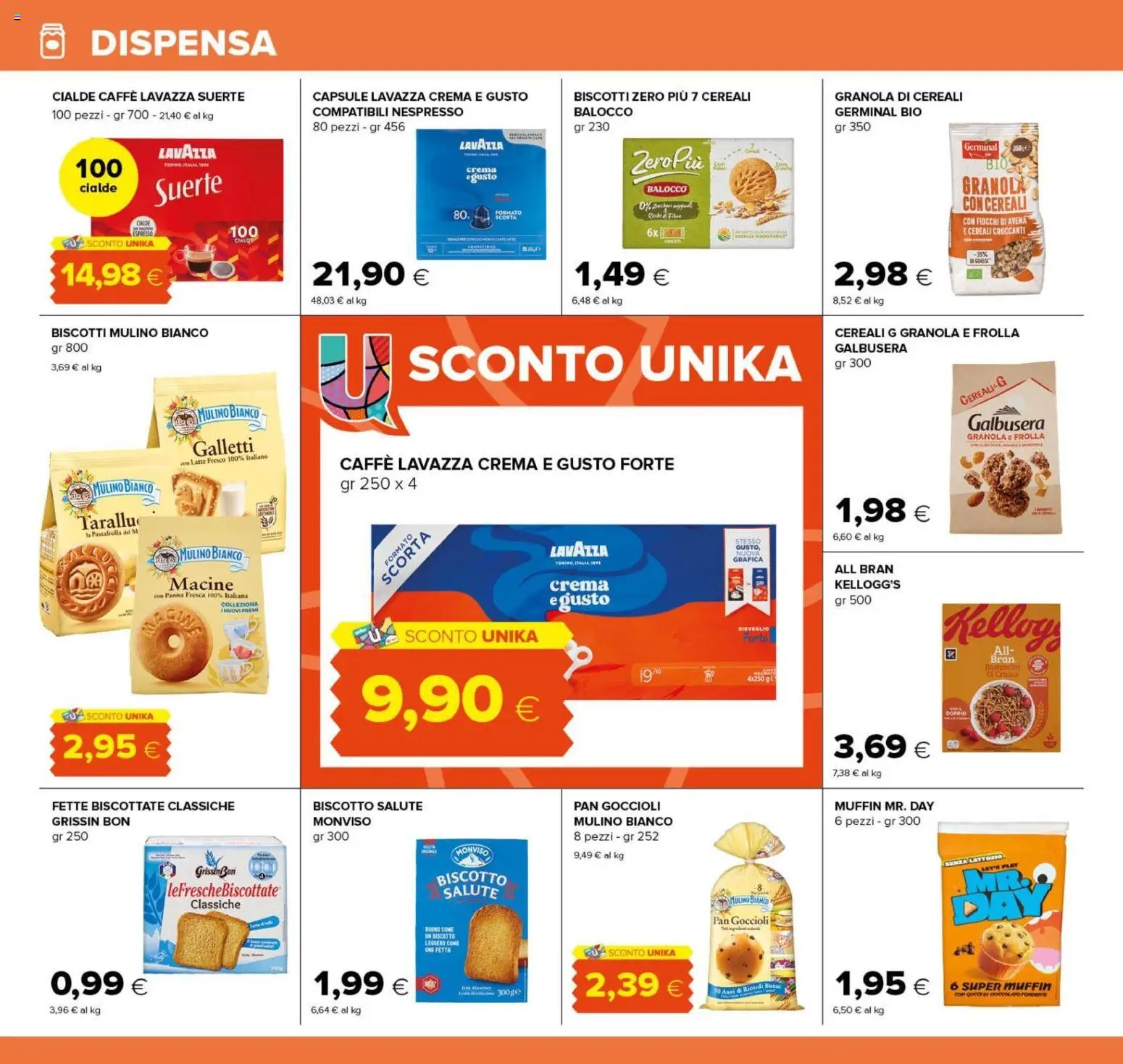 Volantino Oasi del 09/08/2026 | Pagina: 24 | Prodotti: Panna, Fiocchi, Muffin, Cialde