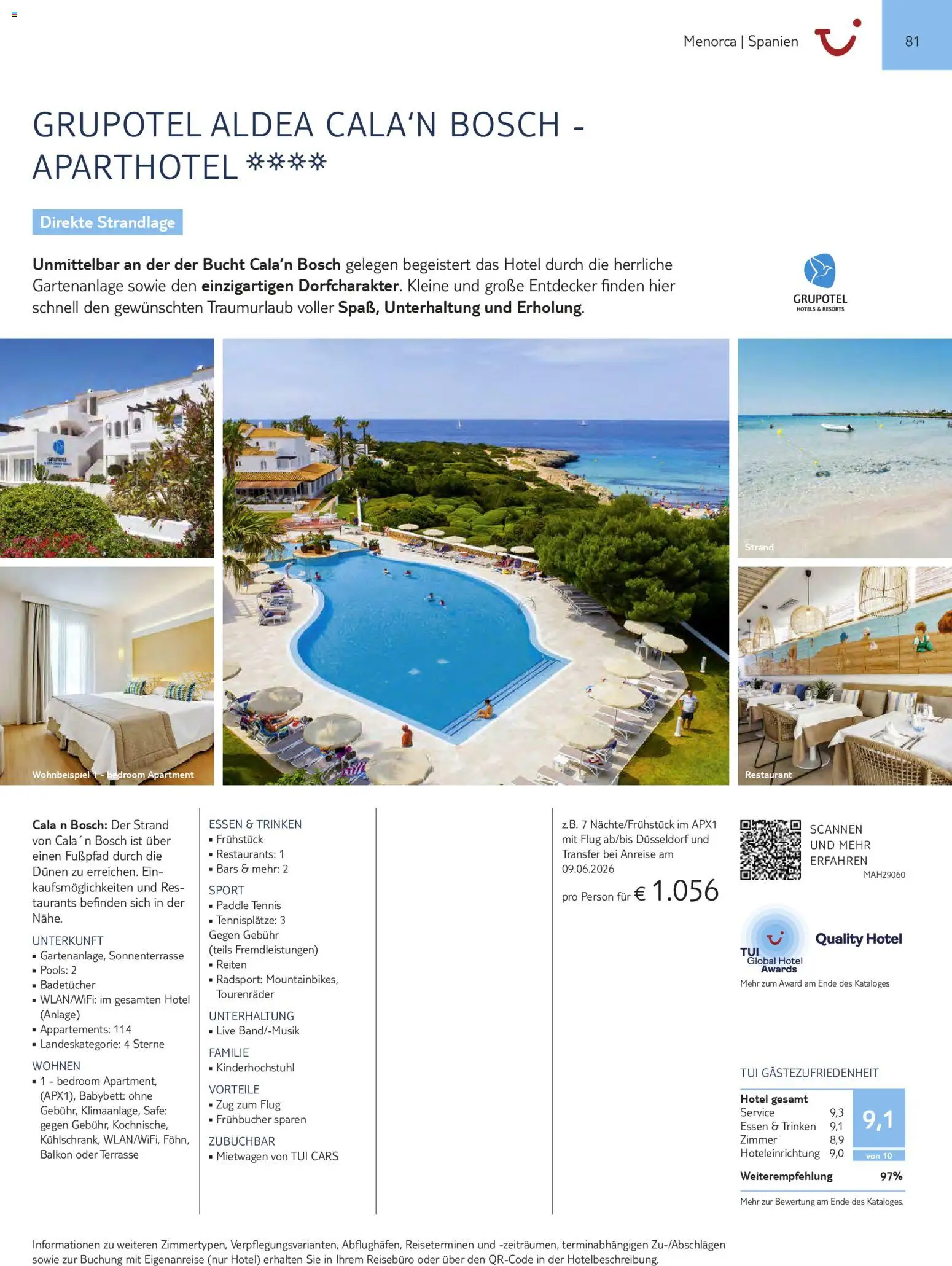 TUI Prospekt Südeuropa & Nordafrika 2026/27 – gültig ab 03.03.2026 | Seite: 81 | Produkte: Bosch, Babybett