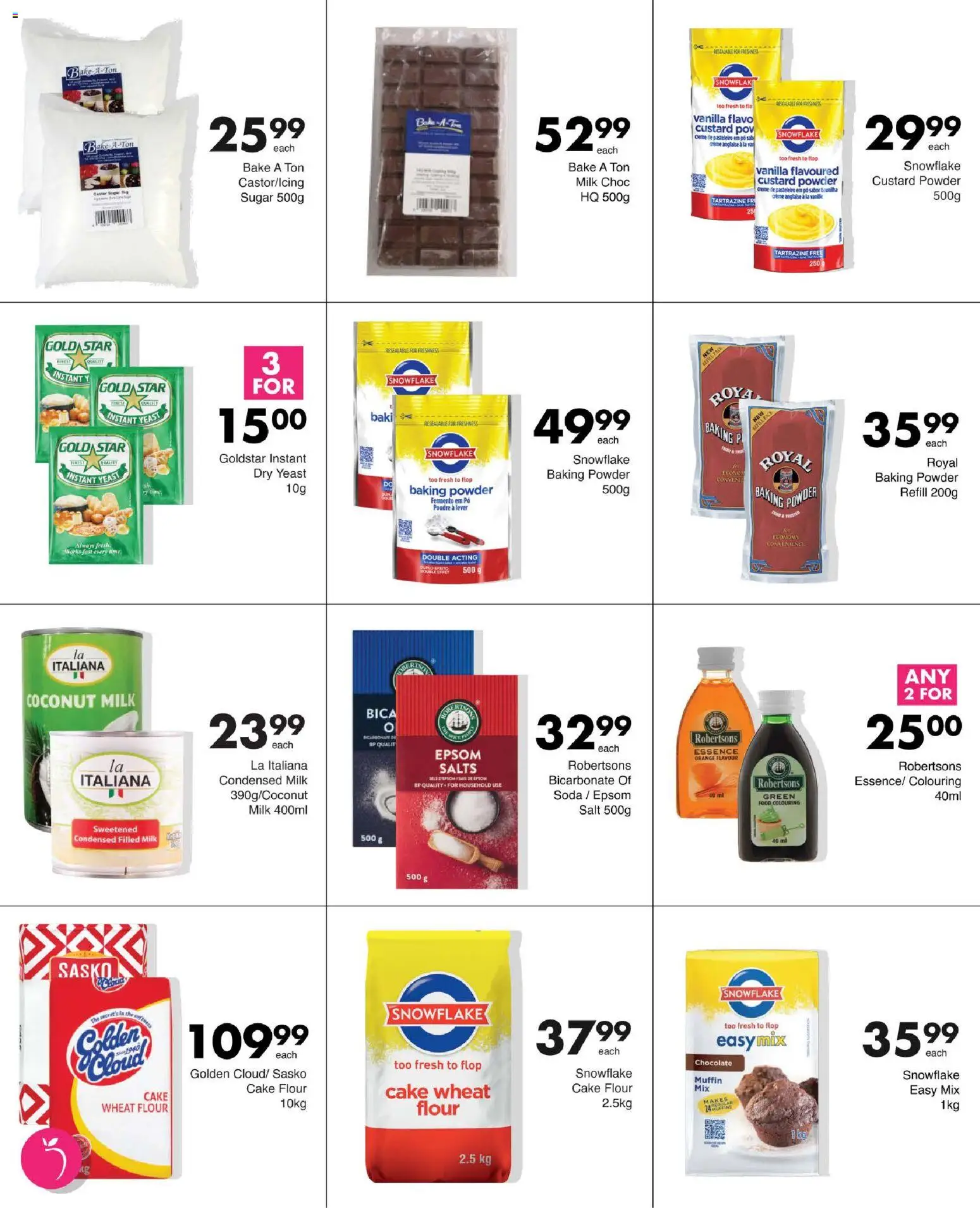 New Save catalogue – valid from 15/10/2026 | Page: 29 | Products: Muffins, Flour, Vanilla, Chocolate