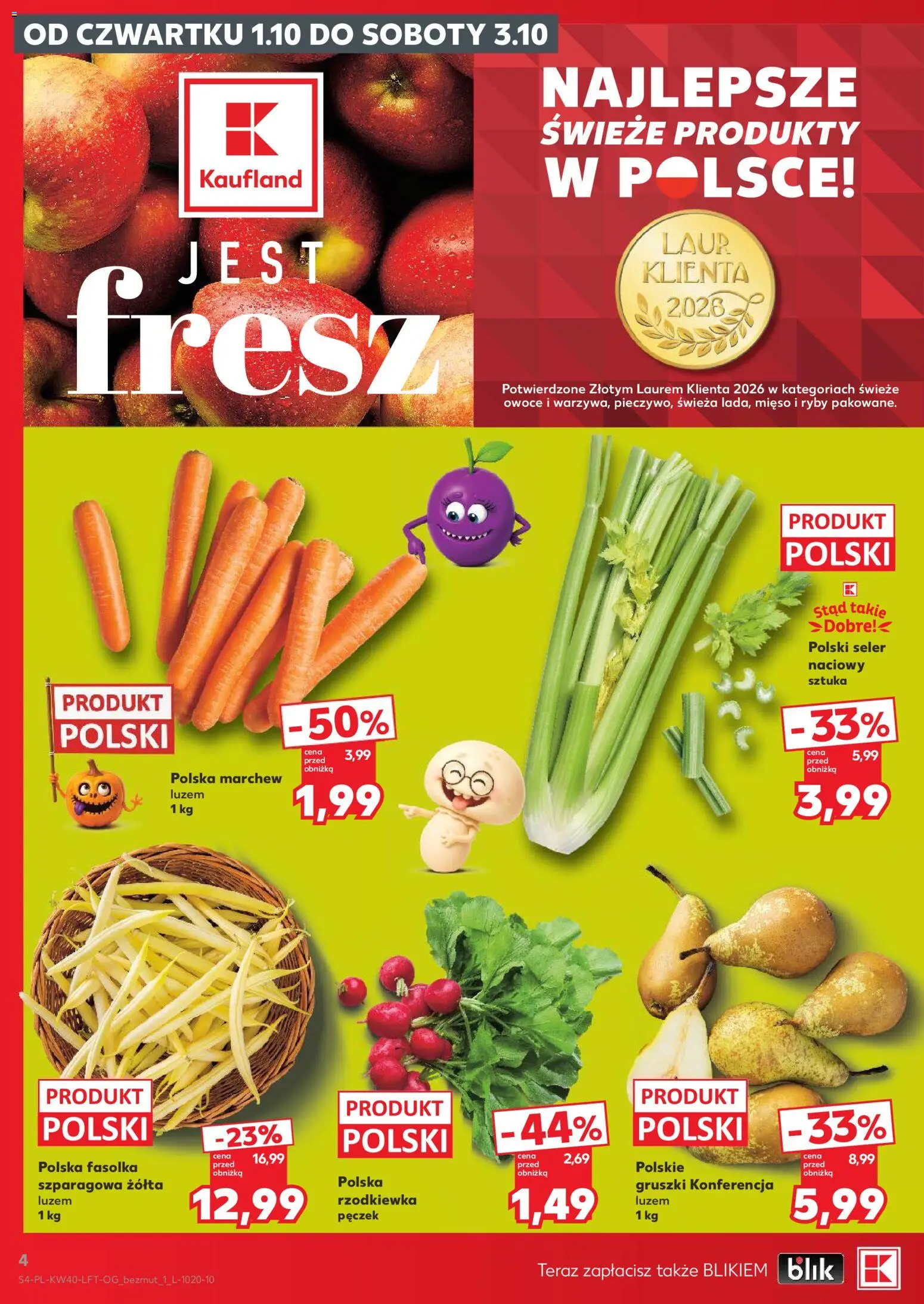 Kaufland gazetka od 01.10.2026 | Strona: 4