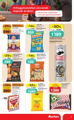 Auchan Kihagyhatatlan ziccerek bajnok árakon - amely érvényes a következő dátumtól: 2026.07.09. | Oldal: 3 | Termékek: Túró rudi, Olaj, Túró, Hagyma