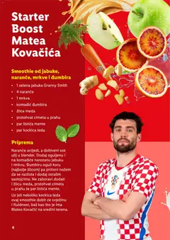 Lidl Smoothie recepti - Pregled kataloga iz trgovine Lidl, vrijedi od 19.06.2026 | Stranica: 6 | Proizvodi: Sok, Naranče, Mrkva, Smoothie