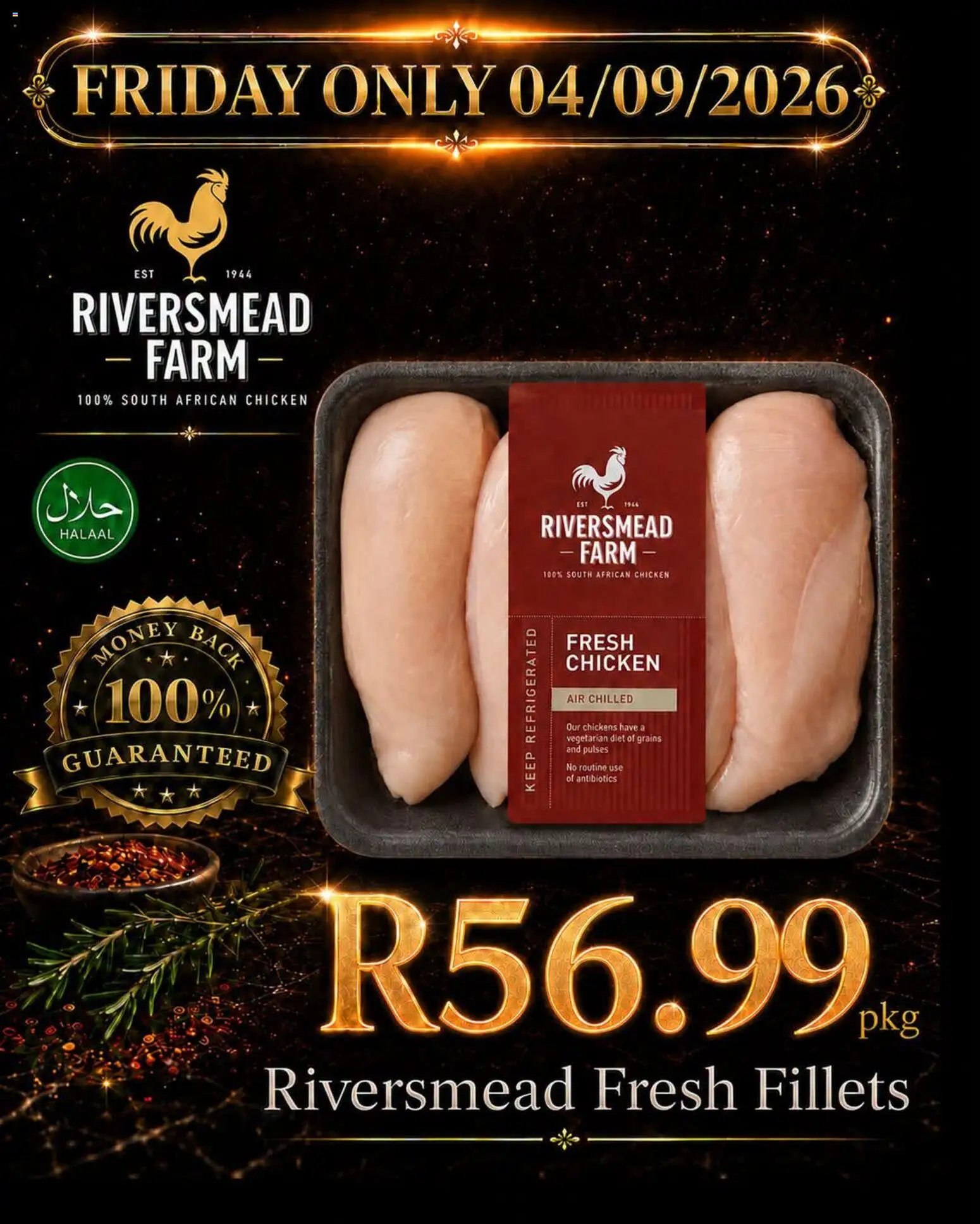 New Take n Pay catalogue – valid from 04/09/2026 | Page: 1 | Products: Chicken