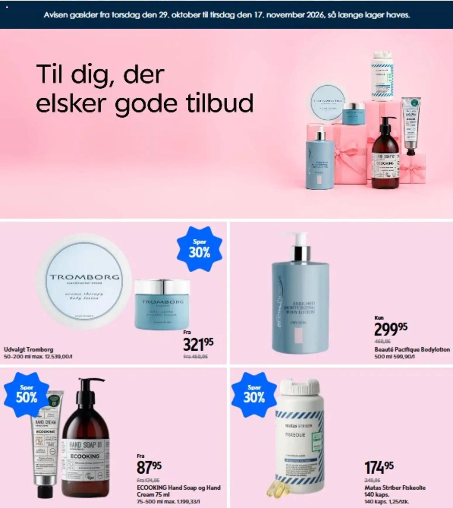 Matas tilbudsavis – gyldig fra 29/10/2026 | Side: 1