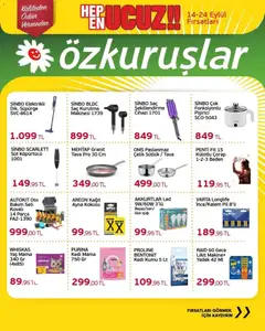 14 Eylül 2026 tarihinden itibaren geçerli olan Özkuruşlar kataloğu önizlemesi | Sayfa: 17