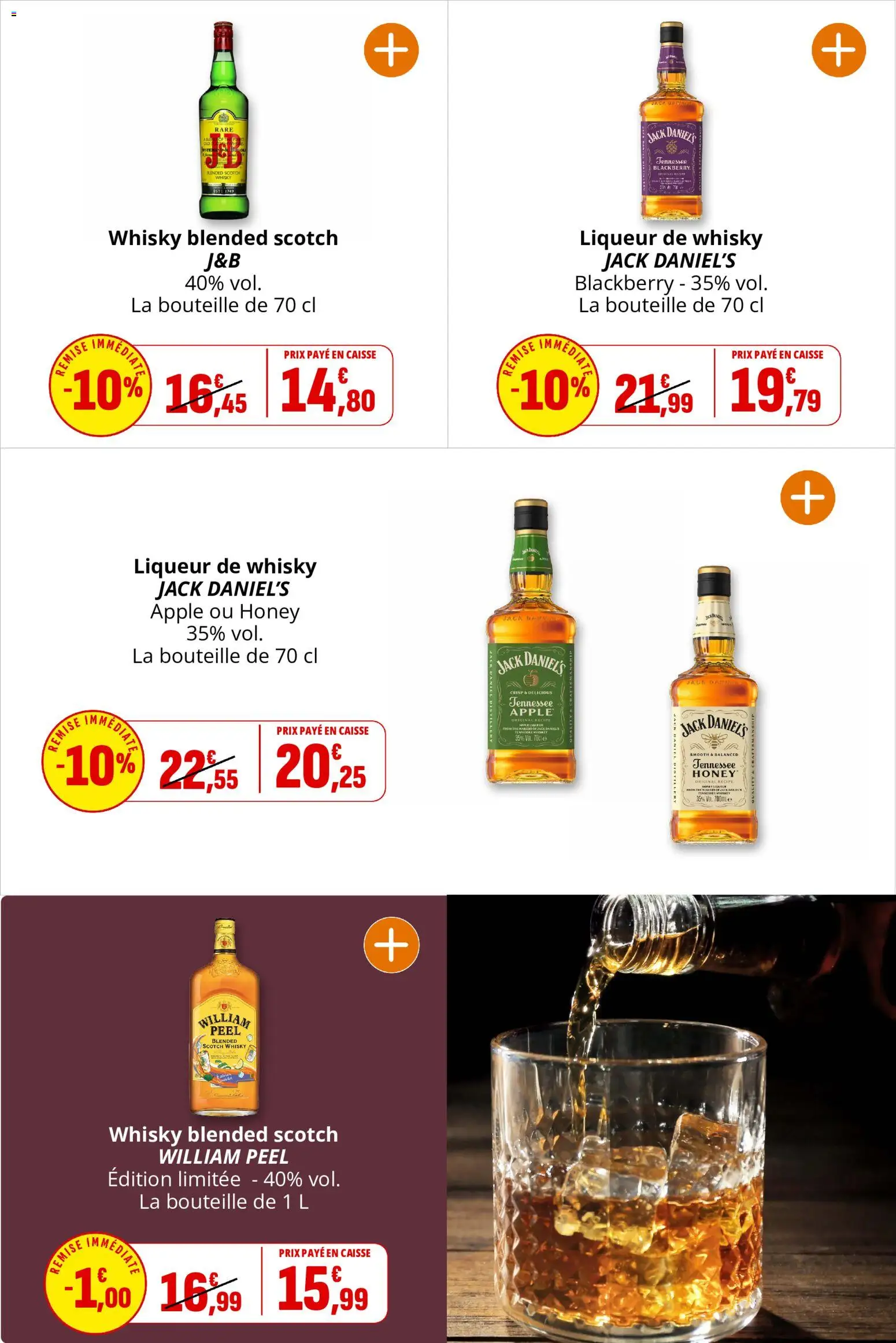 {H1} | Page: 37 | Produits: Whisky, Liqueur, William Peel, Jack Daniel's